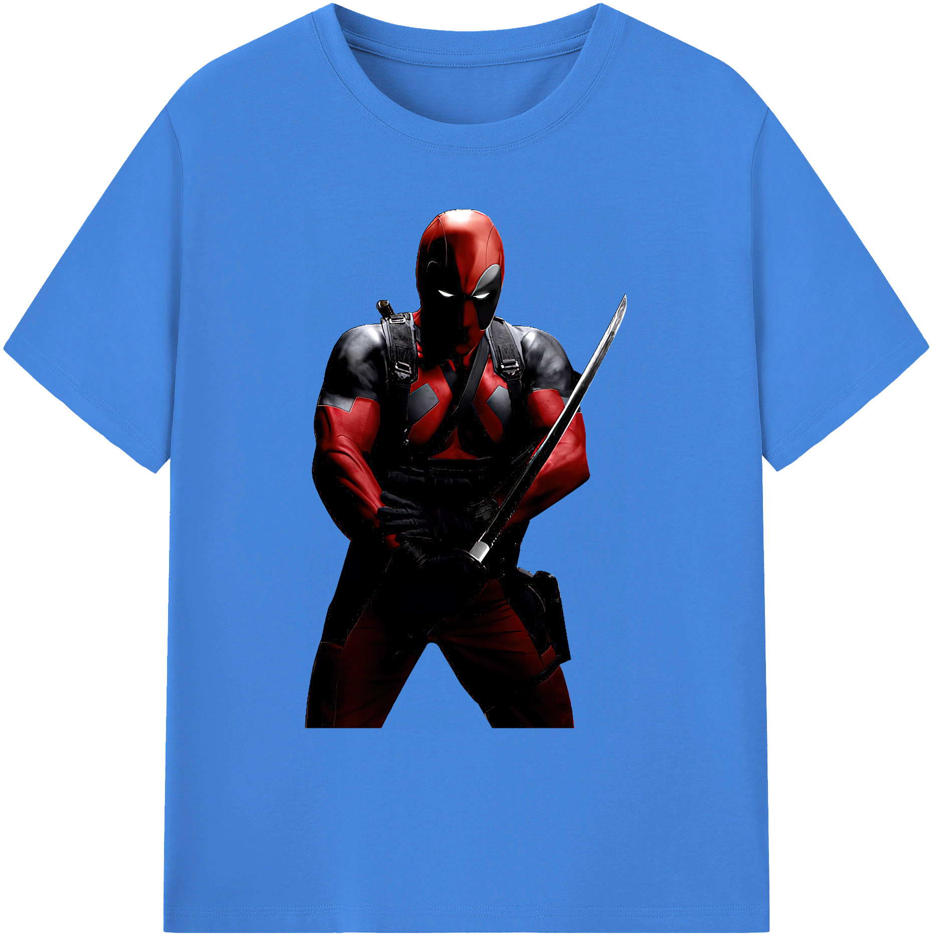 （画像用） Deadpool デッドプール 綿100％ メンズ半袖Tシャツ｜肌触りやわらか＆通気性