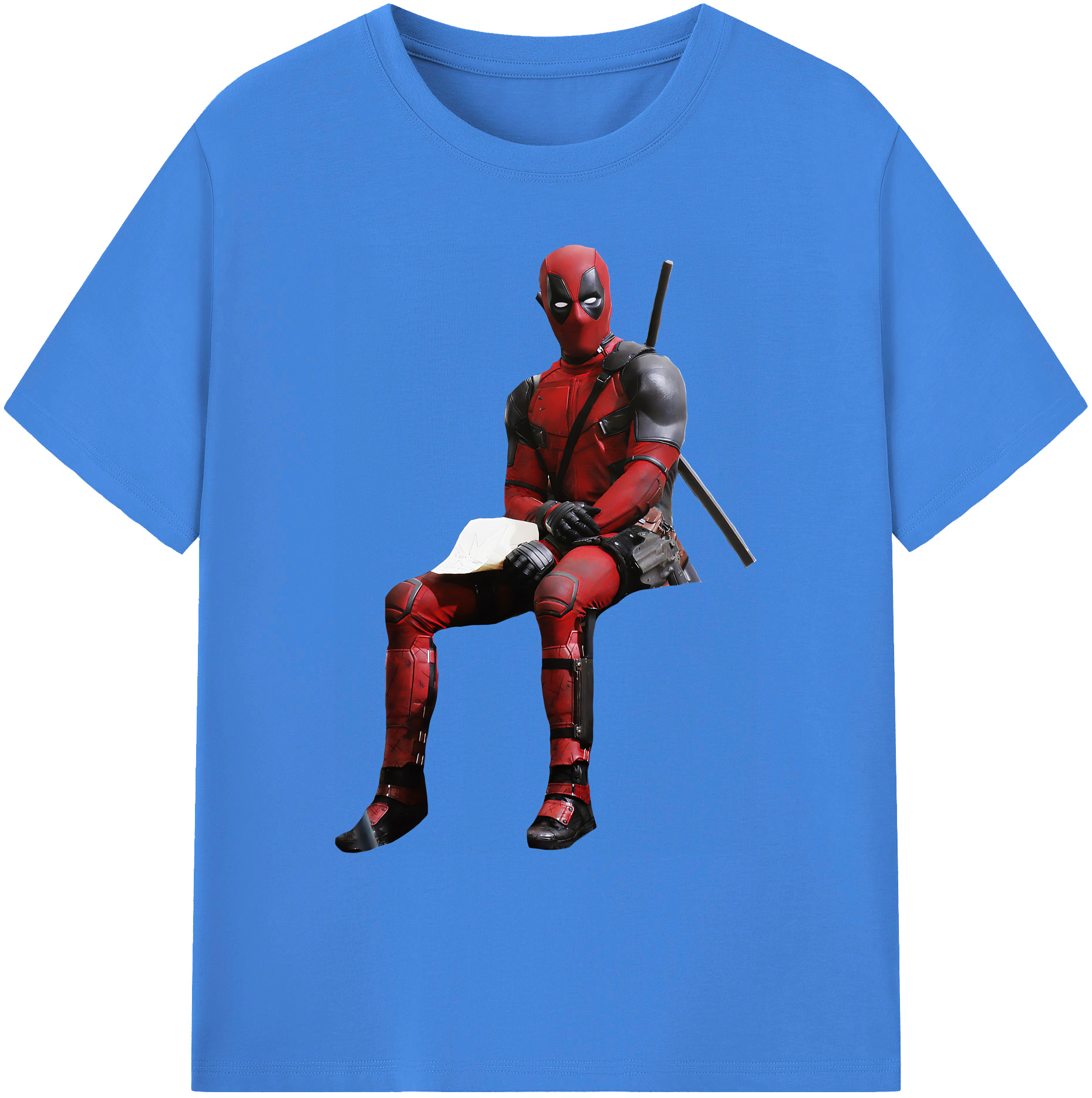 （画像用） Deadpool デッドプール 綿100％ メンズ半袖Tシャツ｜肌触りやわらか＆通気性