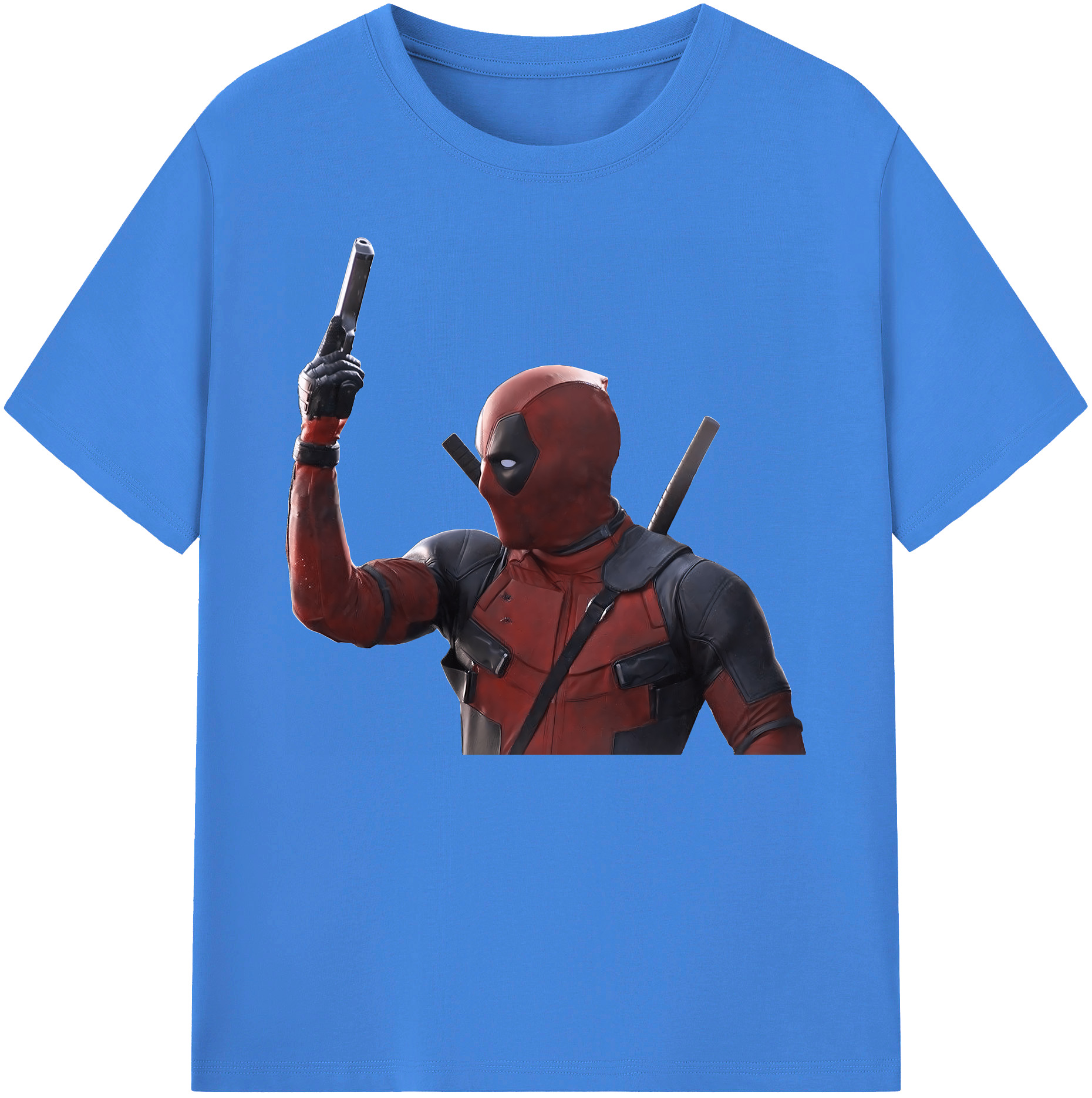 （画像用） Deadpool デッドプール 綿100％ メンズ半袖Tシャツ｜肌触りやわらか＆通気性