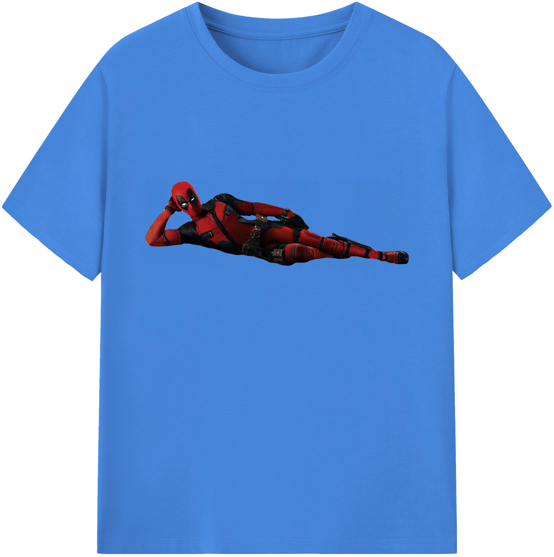 （画像用） Deadpool デッドプール 綿100％ メンズ半袖Tシャツ｜肌触りやわらか＆通気性