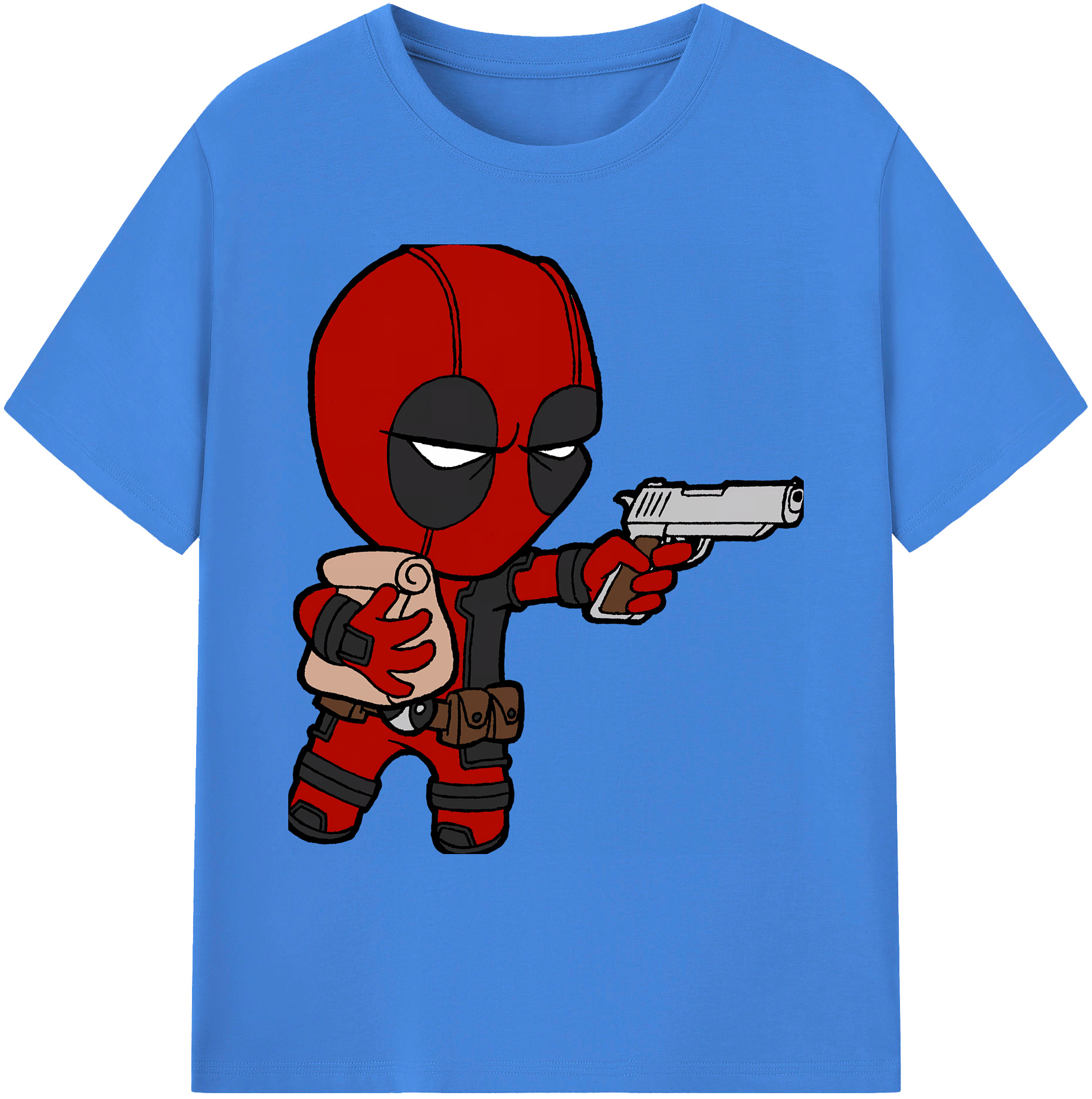 （画像用） Deadpool デッドプール 綿100％ メンズ半袖Tシャツ｜肌触りやわらか＆通気性