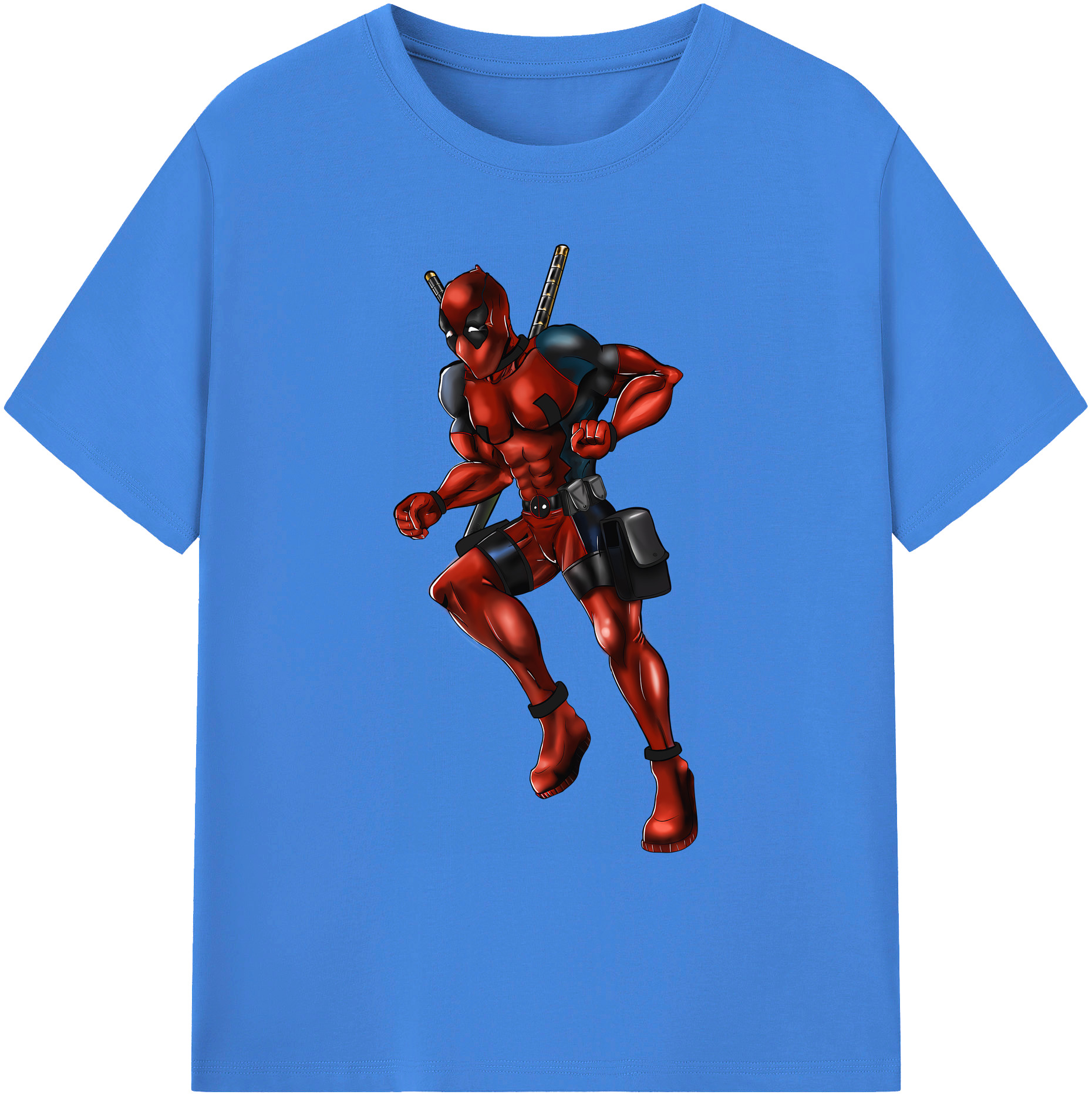（画像用） Deadpool デッドプール 綿100％ メンズ半袖Tシャツ｜肌触りやわらか＆通気性