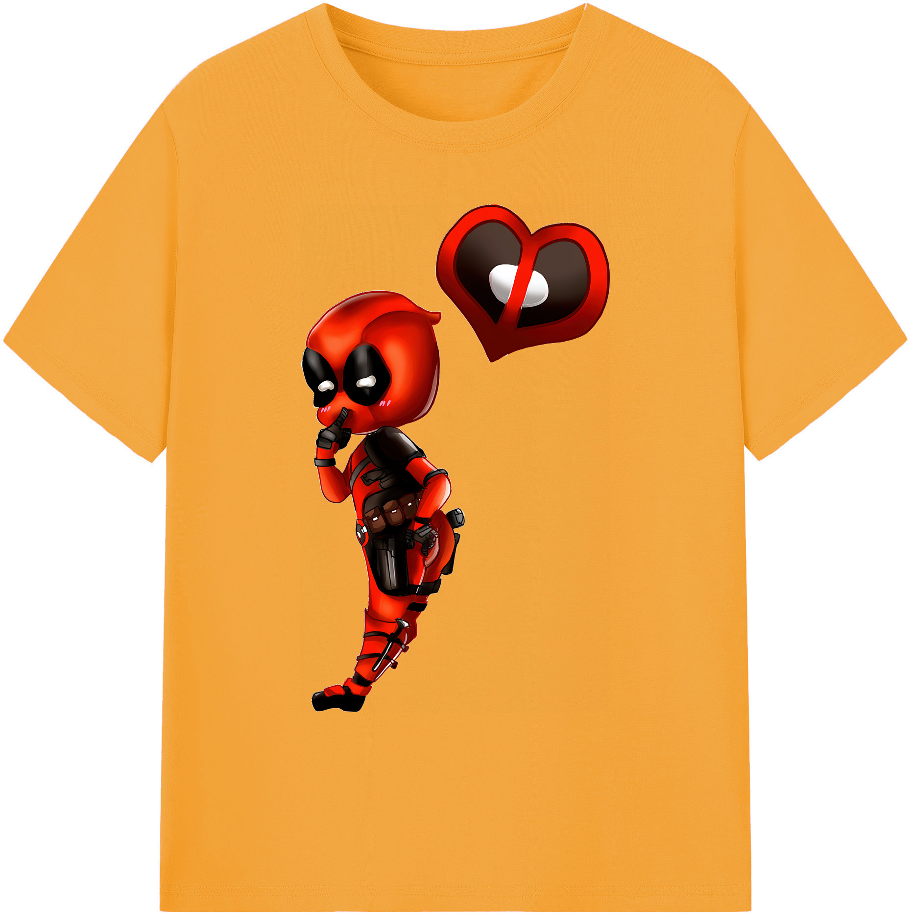 （画像用） Deadpool デッドプール 綿100％ メンズ半袖Tシャツ｜肌触りやわらか＆通気性