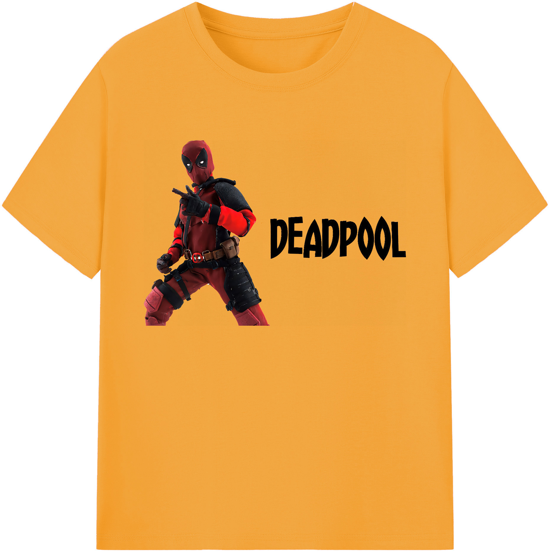 （画像用） Deadpool デッドプール 綿100％ メンズ半袖Tシャツ｜肌触りやわらか＆通気性