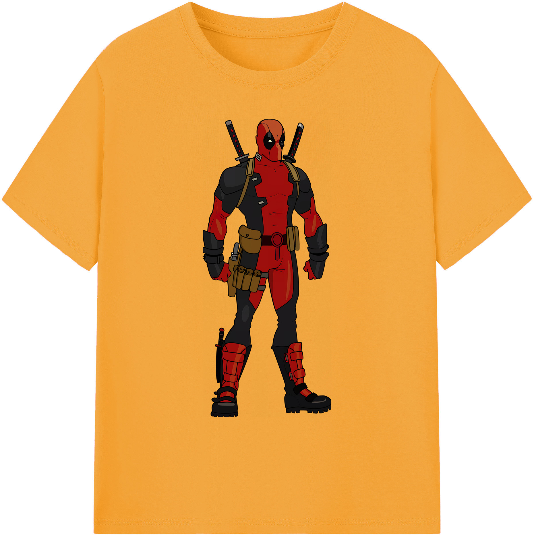 （画像用） Deadpool デッドプール 綿100％ メンズ半袖Tシャツ｜肌触りやわらか＆通気性