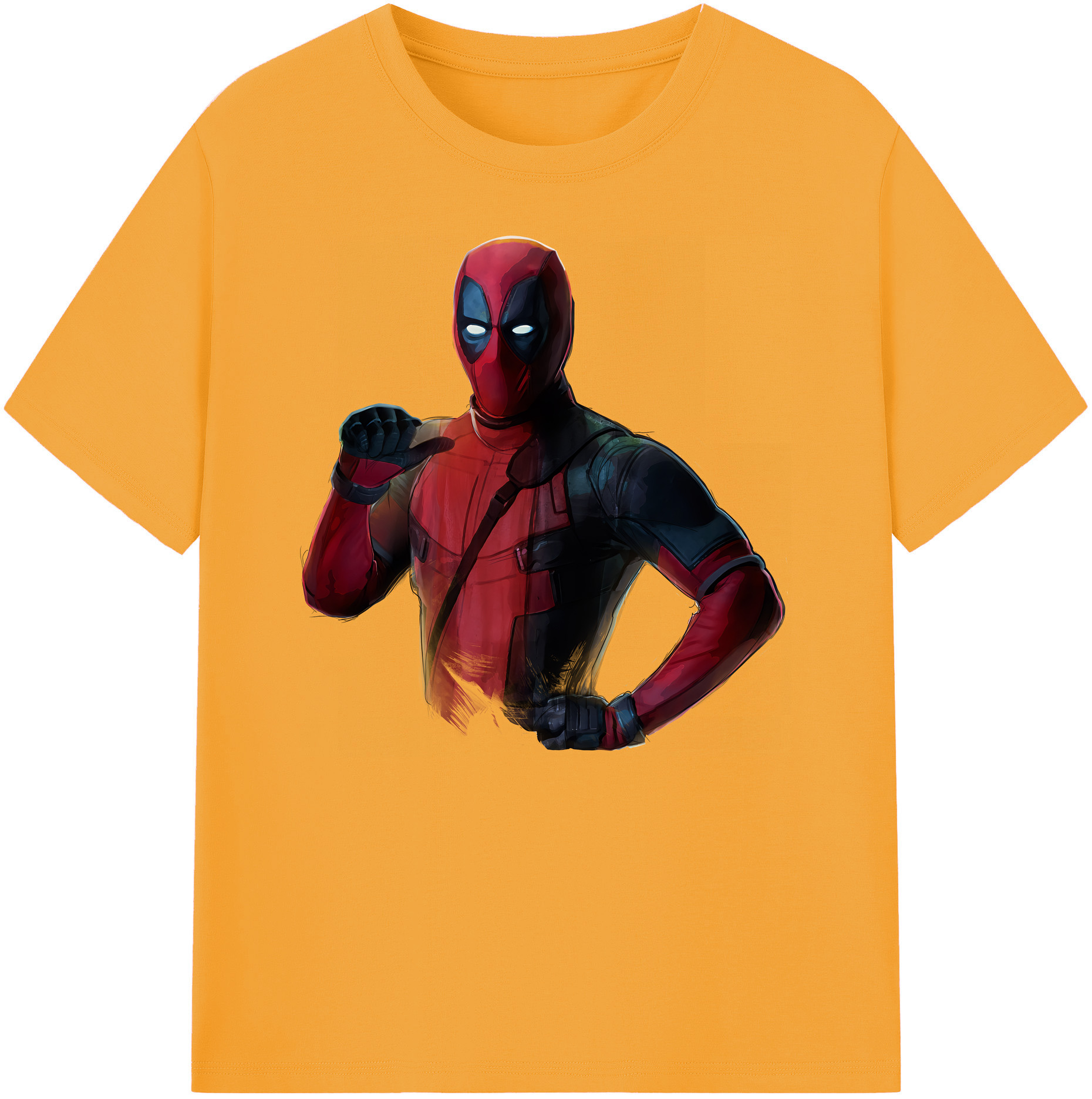 （画像用） Deadpool デッドプール 綿100％ メンズ半袖Tシャツ｜肌触りやわらか＆通気性