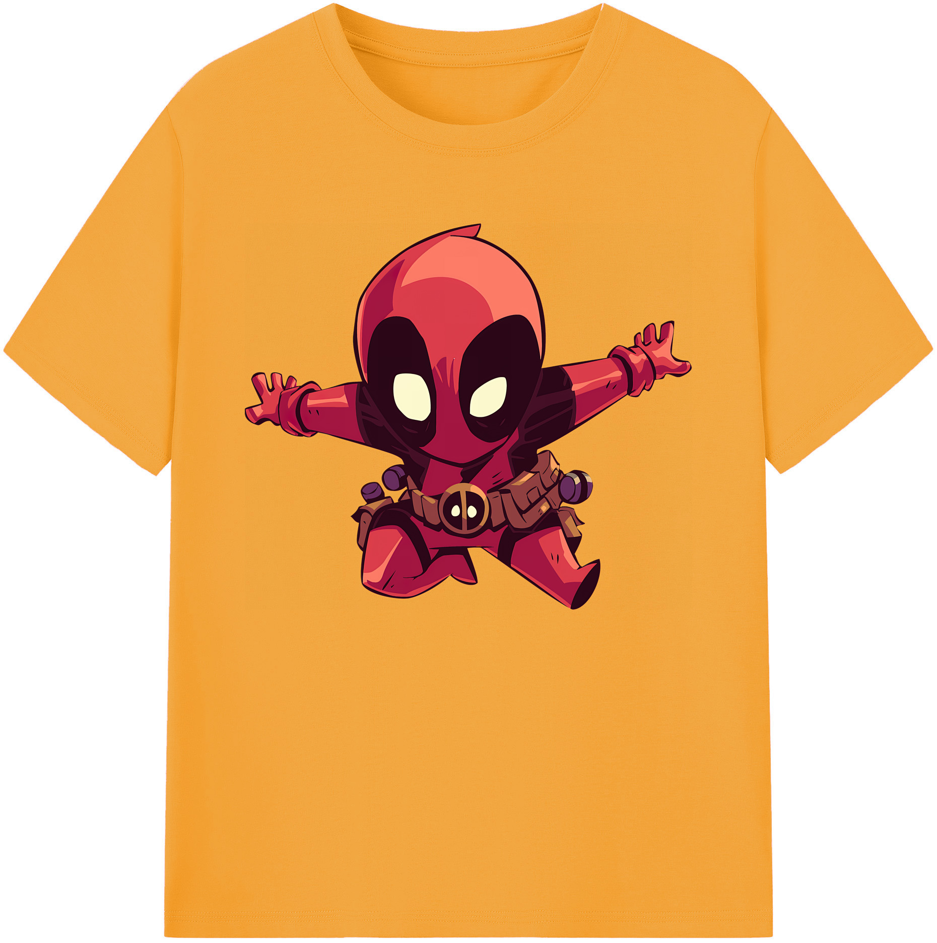 （画像用） Deadpool デッドプール 綿100％ メンズ半袖Tシャツ｜肌触りやわらか＆通気性