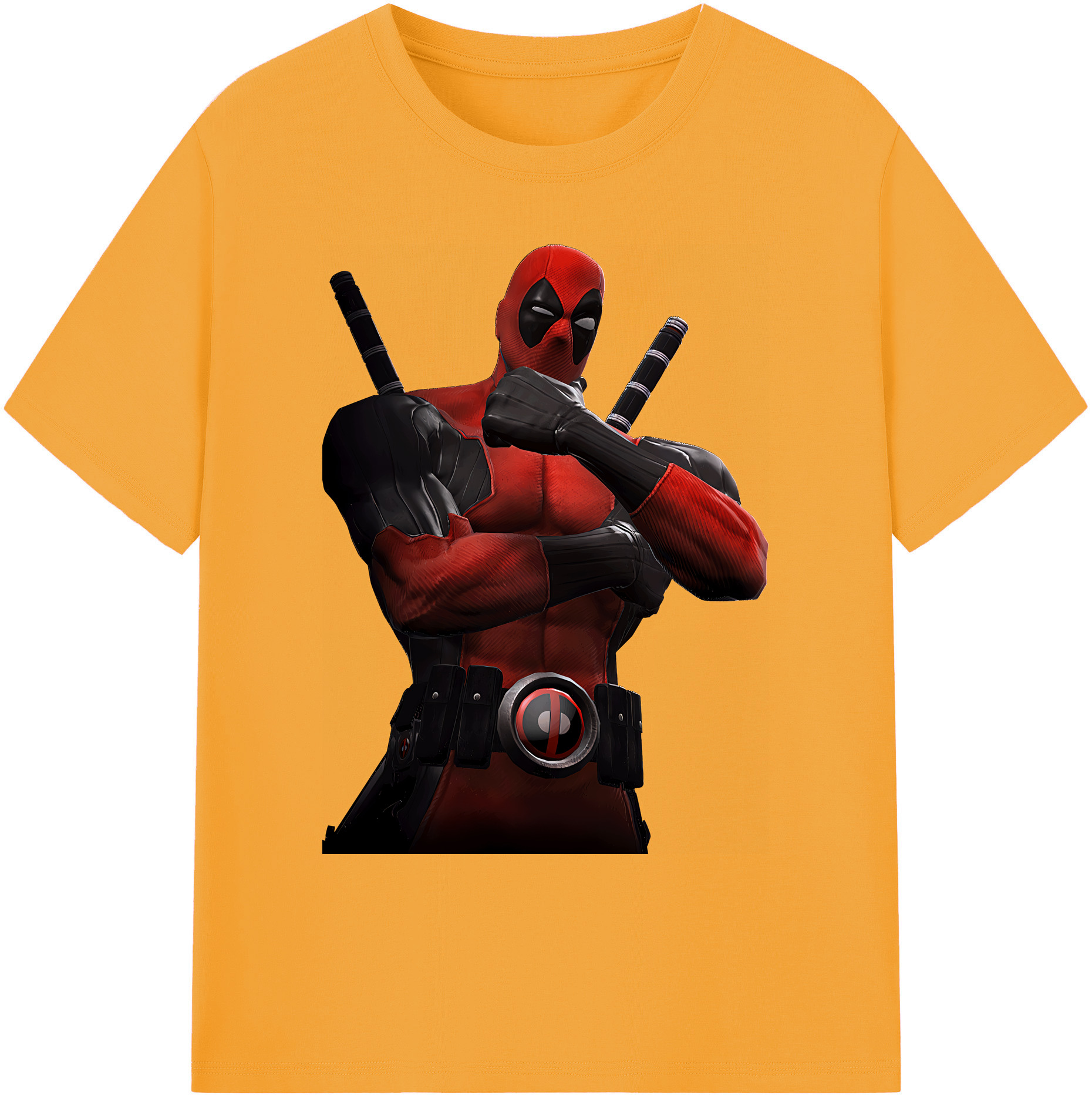 （画像用） Deadpool デッドプール 綿100％ メンズ半袖Tシャツ｜肌触りやわらか＆通気性