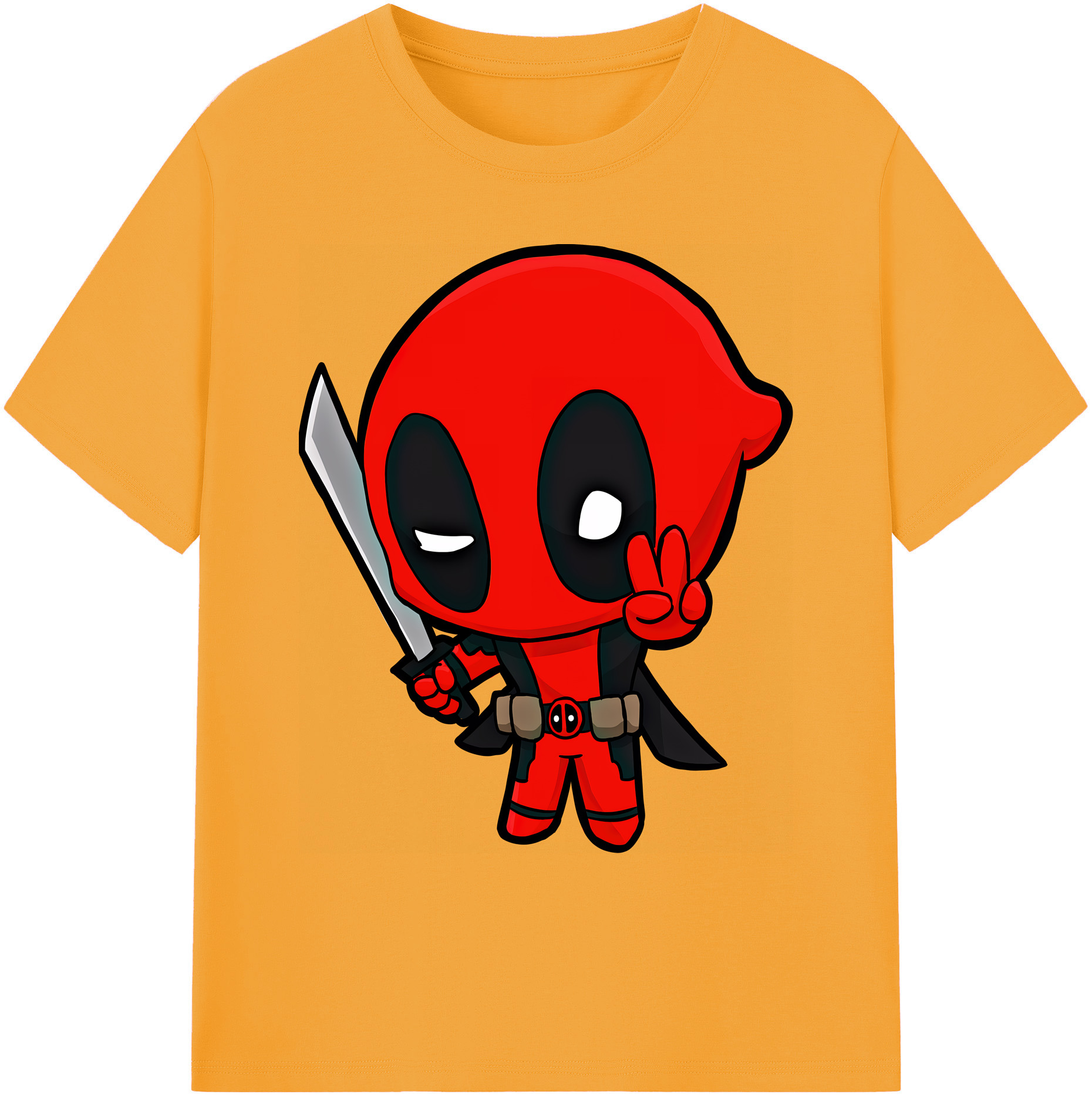 （画像用） Deadpool デッドプール 綿100％ メンズ半袖Tシャツ｜肌触りやわらか＆通気性