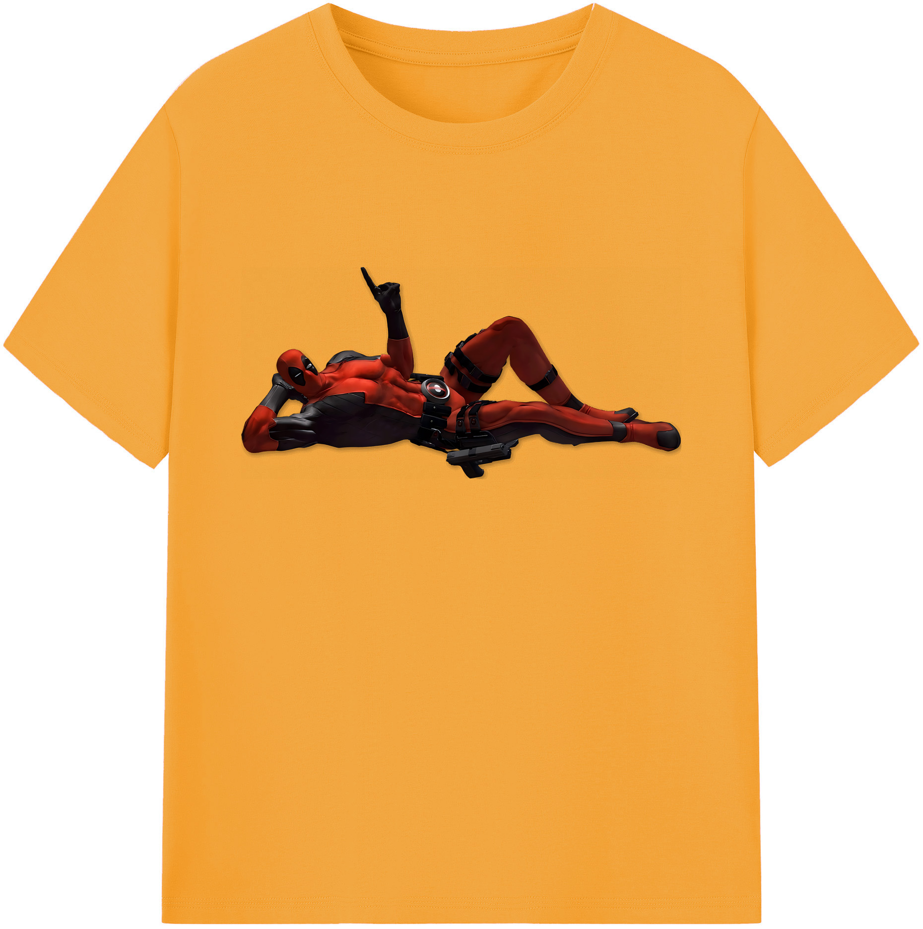 （画像用） Deadpool デッドプール 綿100％ メンズ半袖Tシャツ｜肌触りやわらか＆通気性