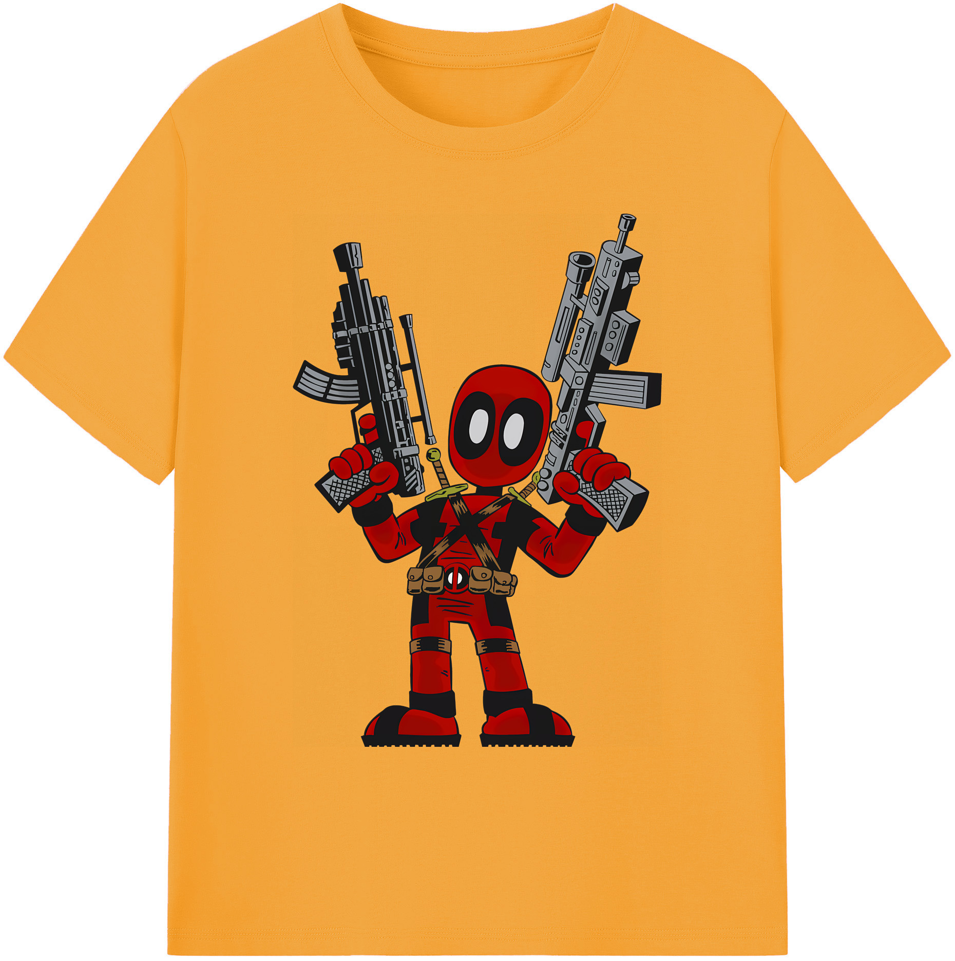 （画像用） Deadpool デッドプール 綿100％ メンズ半袖Tシャツ｜肌触りやわらか＆通気性