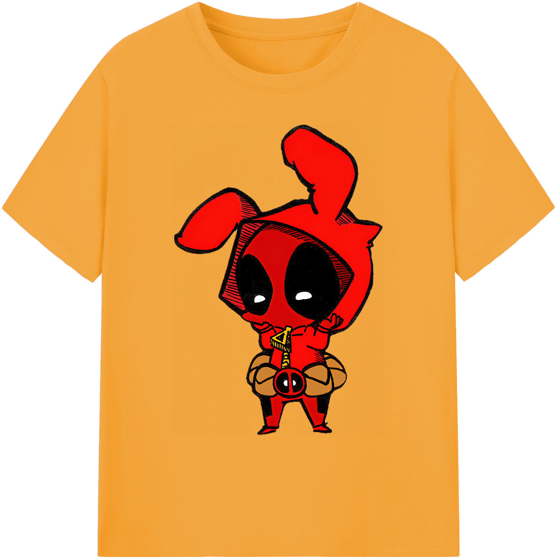 （画像用） Deadpool デッドプール 綿100％ メンズ半袖Tシャツ｜肌触りやわらか＆通気性