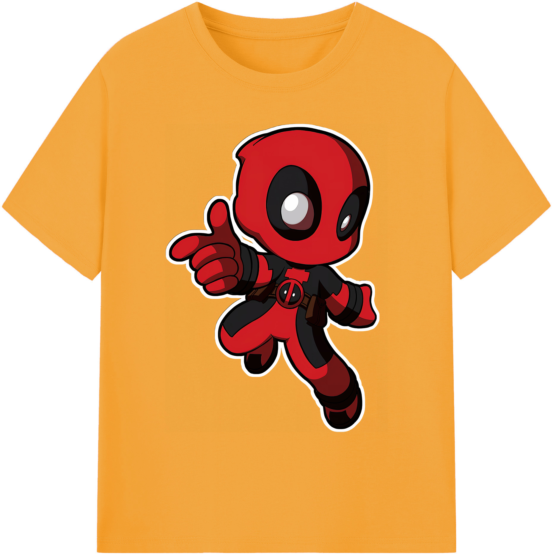 （画像用） Deadpool デッドプール 綿100％ メンズ半袖Tシャツ｜肌触りやわらか＆通気性