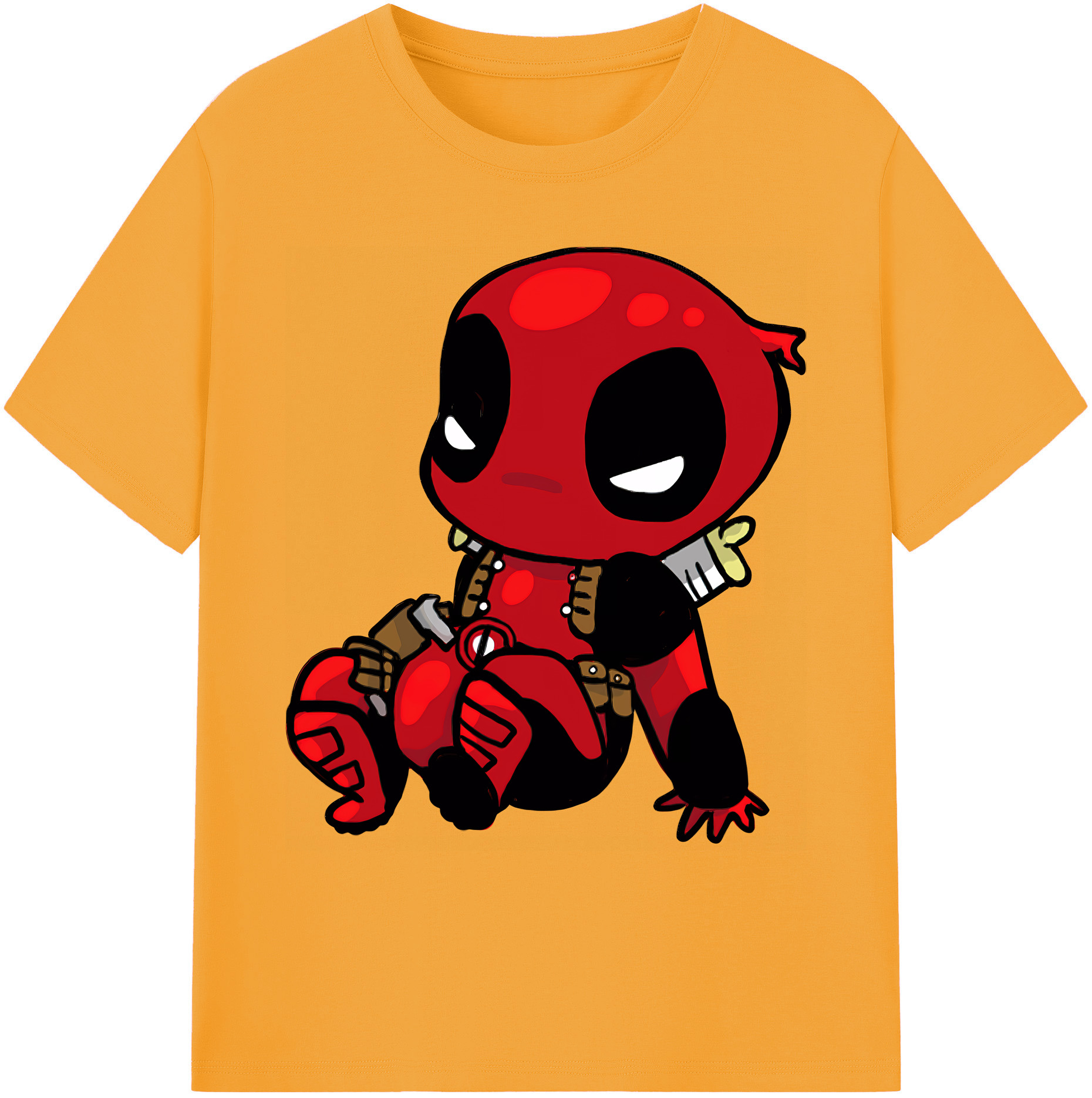 （画像用） Deadpool デッドプール 綿100％ メンズ半袖Tシャツ｜肌触りやわらか＆通気性