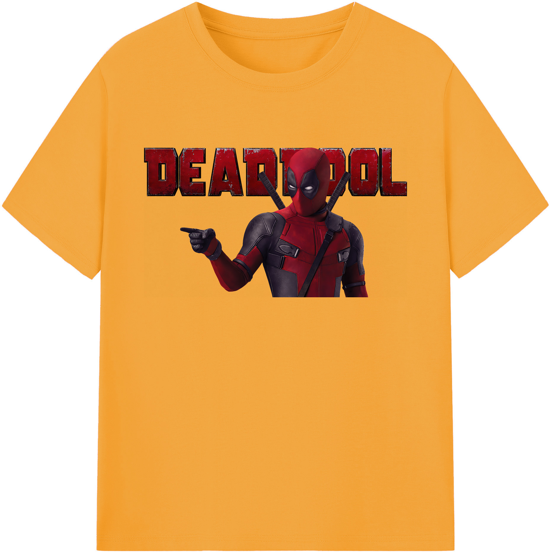 （画像用） Deadpool デッドプール 綿100％ メンズ半袖Tシャツ｜肌触りやわらか＆通気性