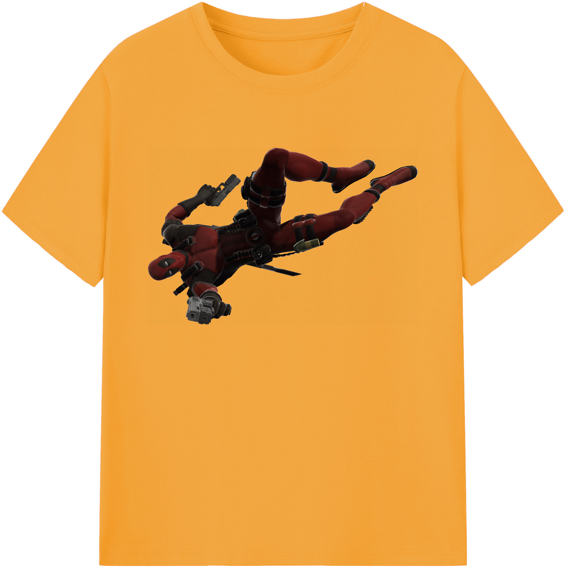 （画像用） Deadpool デッドプール 綿100％ メンズ半袖Tシャツ｜肌触りやわらか＆通気性