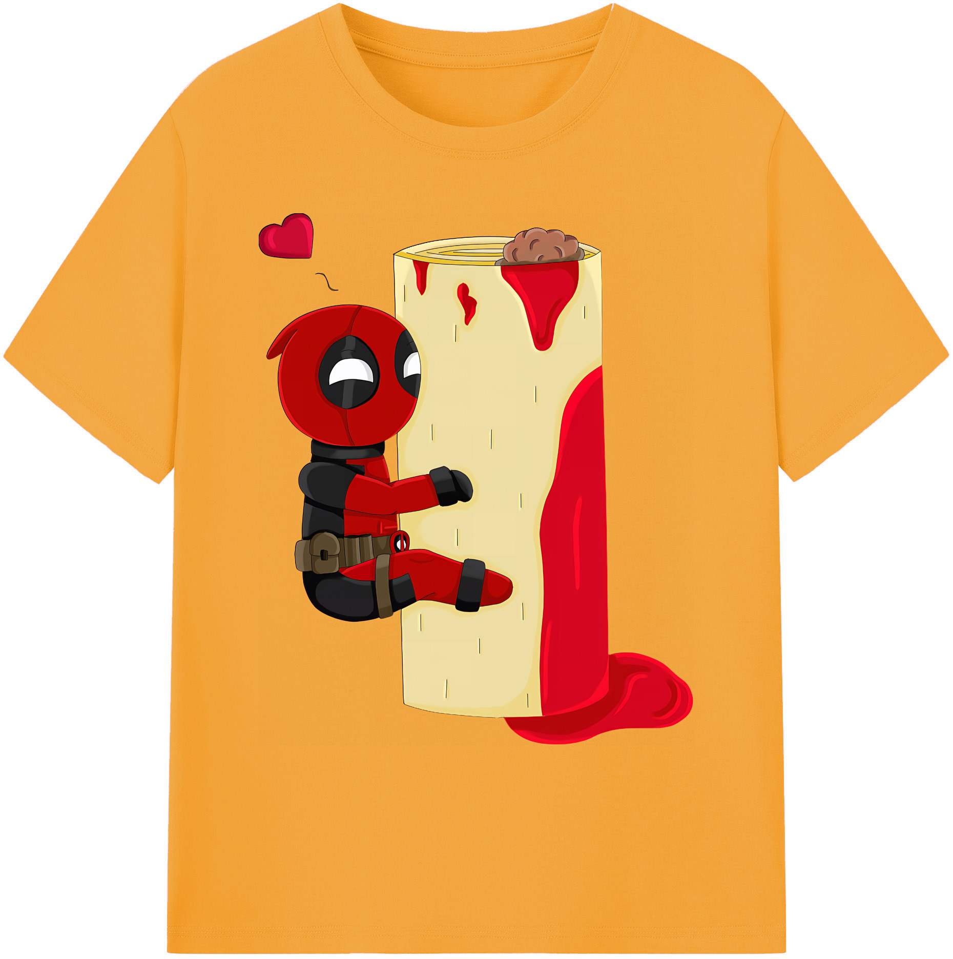 （画像用） Deadpool デッドプール 綿100％ メンズ半袖Tシャツ｜肌触りやわらか＆通気性