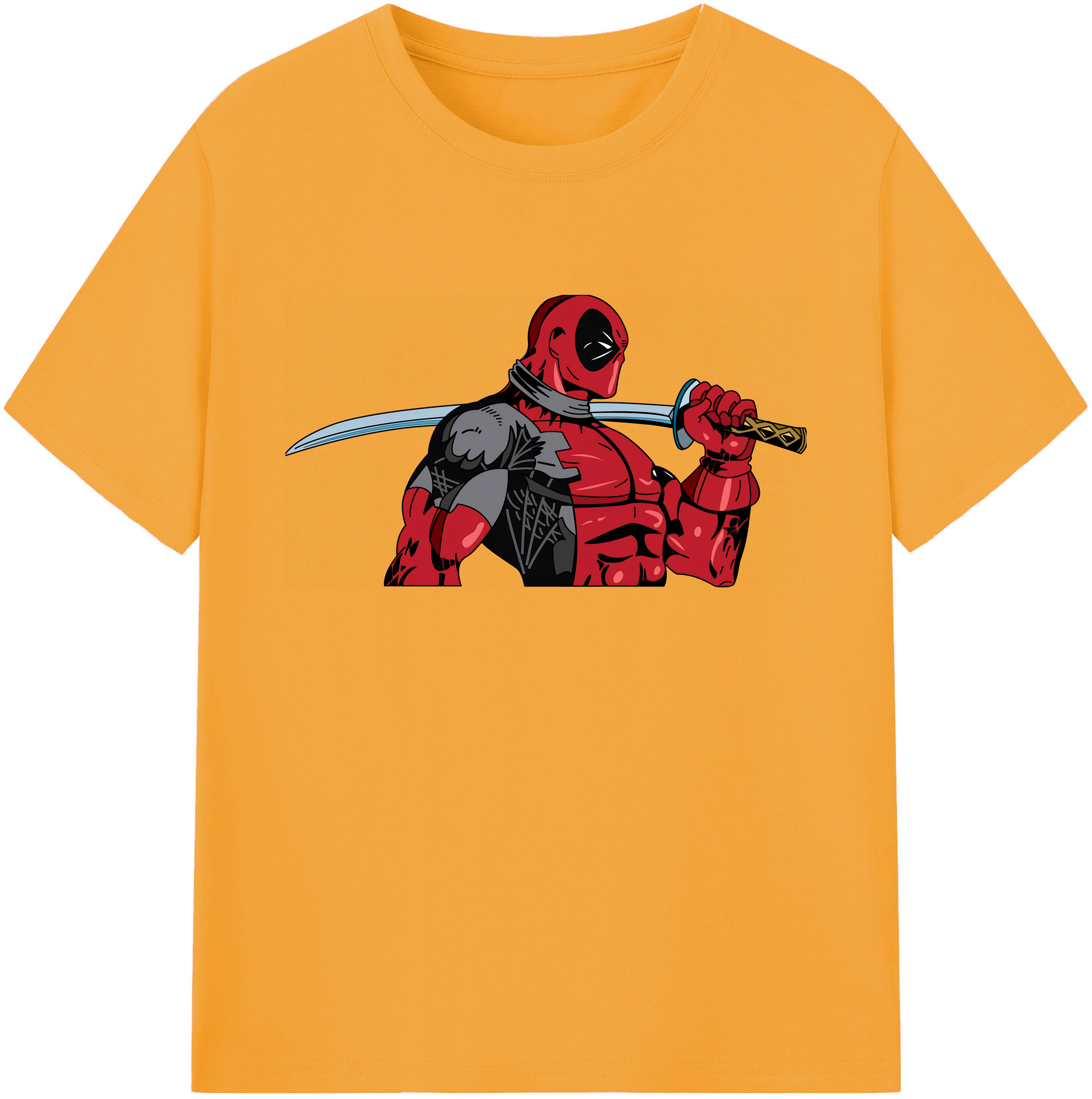 （画像用） Deadpool デッドプール 綿100％ メンズ半袖Tシャツ｜肌触りやわらか＆通気性