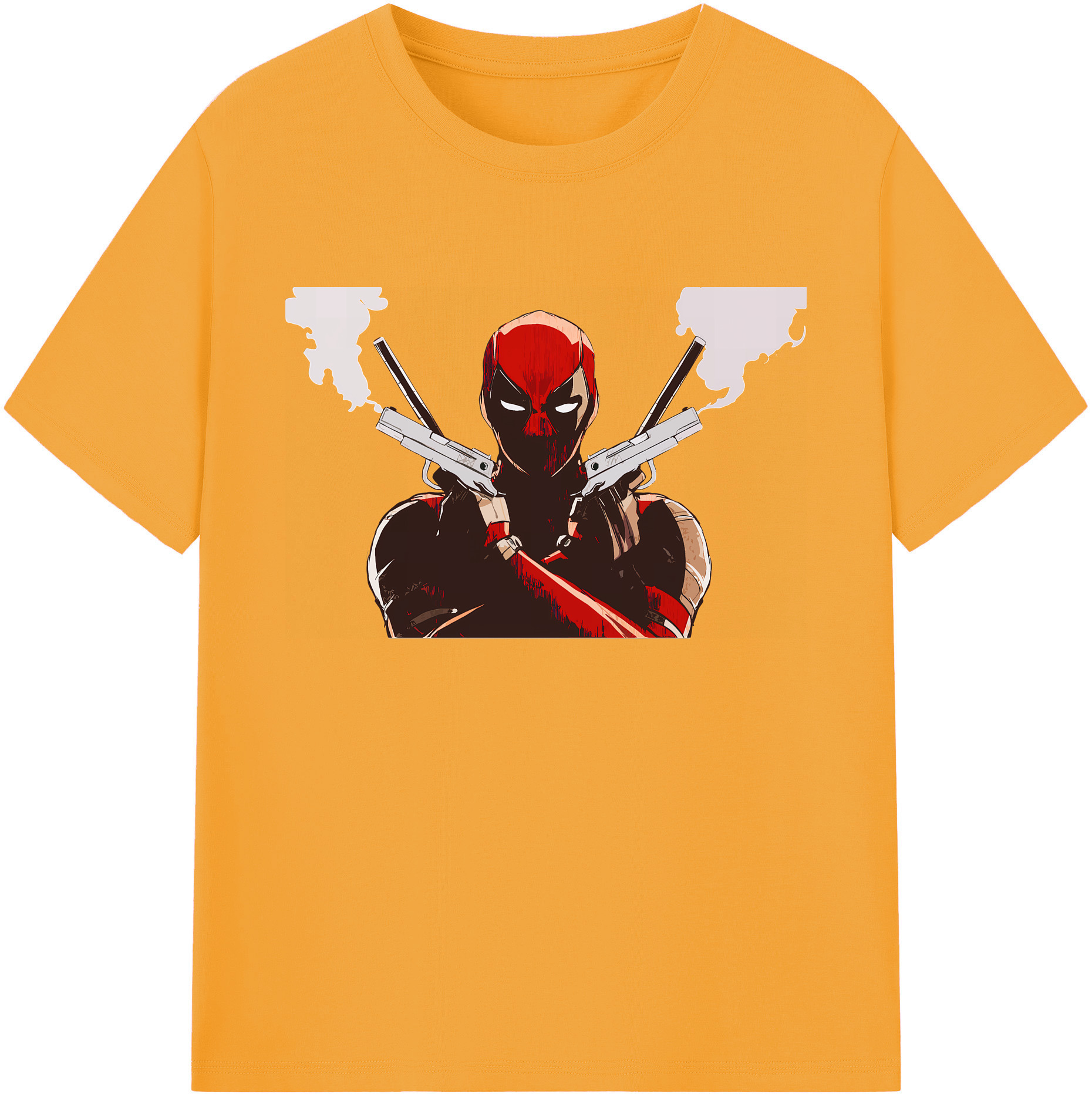 （画像用） Deadpool デッドプール 綿100％ メンズ半袖Tシャツ｜肌触りやわらか＆通気性
