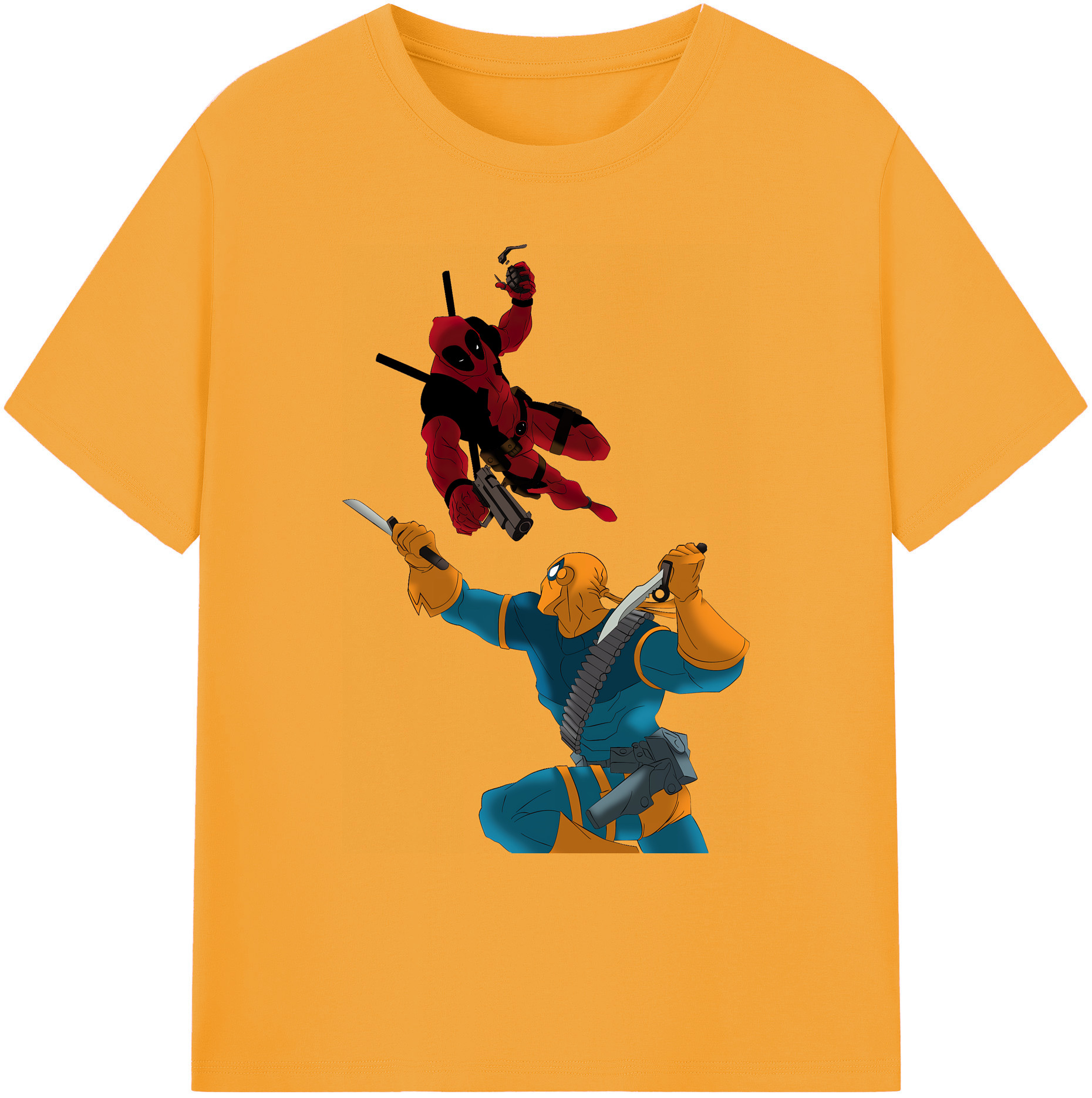 （画像用） Deadpool デッドプール 綿100％ メンズ半袖Tシャツ｜肌触りやわらか＆通気性