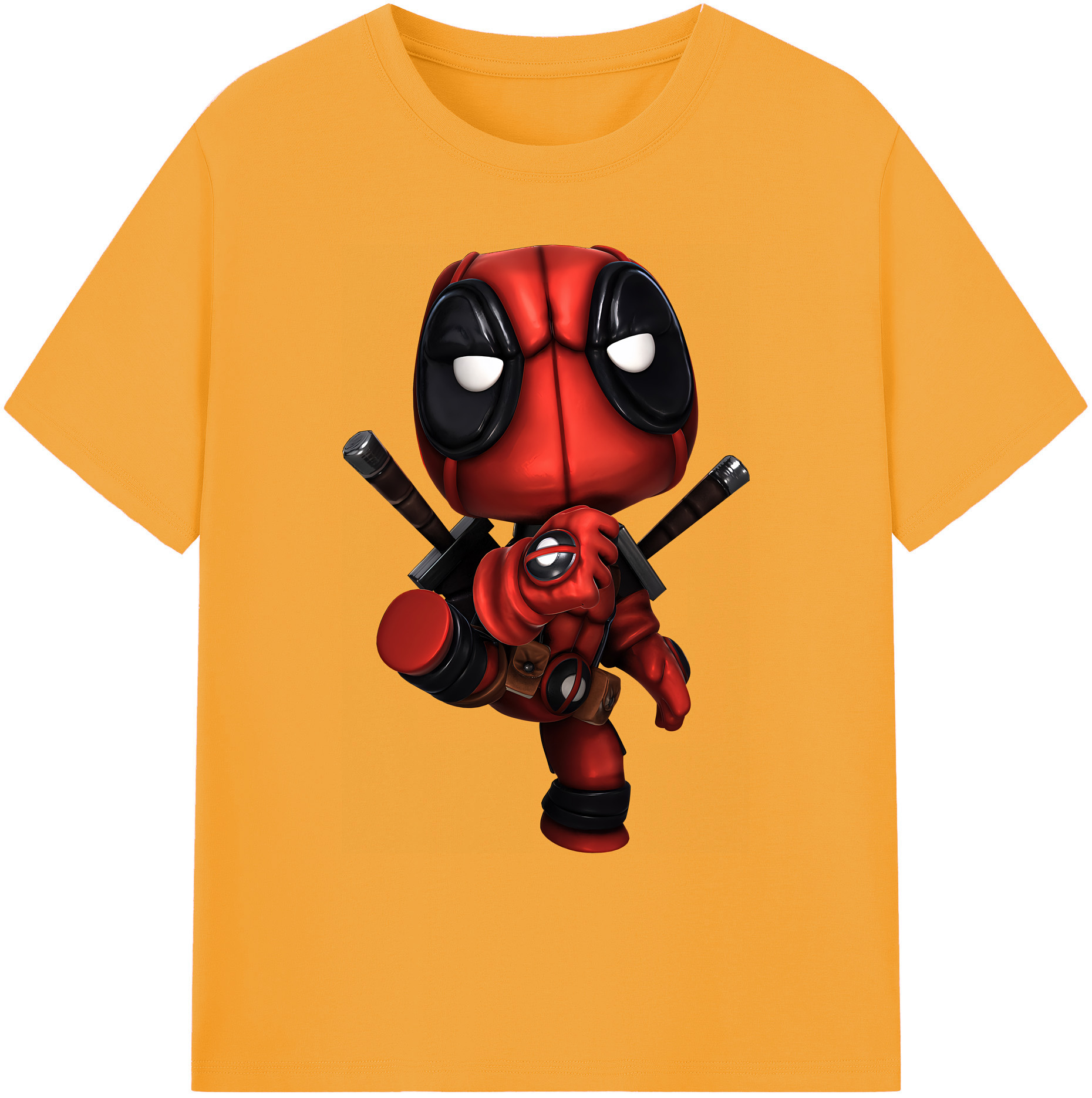 （画像用） Deadpool デッドプール 綿100％ メンズ半袖Tシャツ｜肌触りやわらか＆通気性