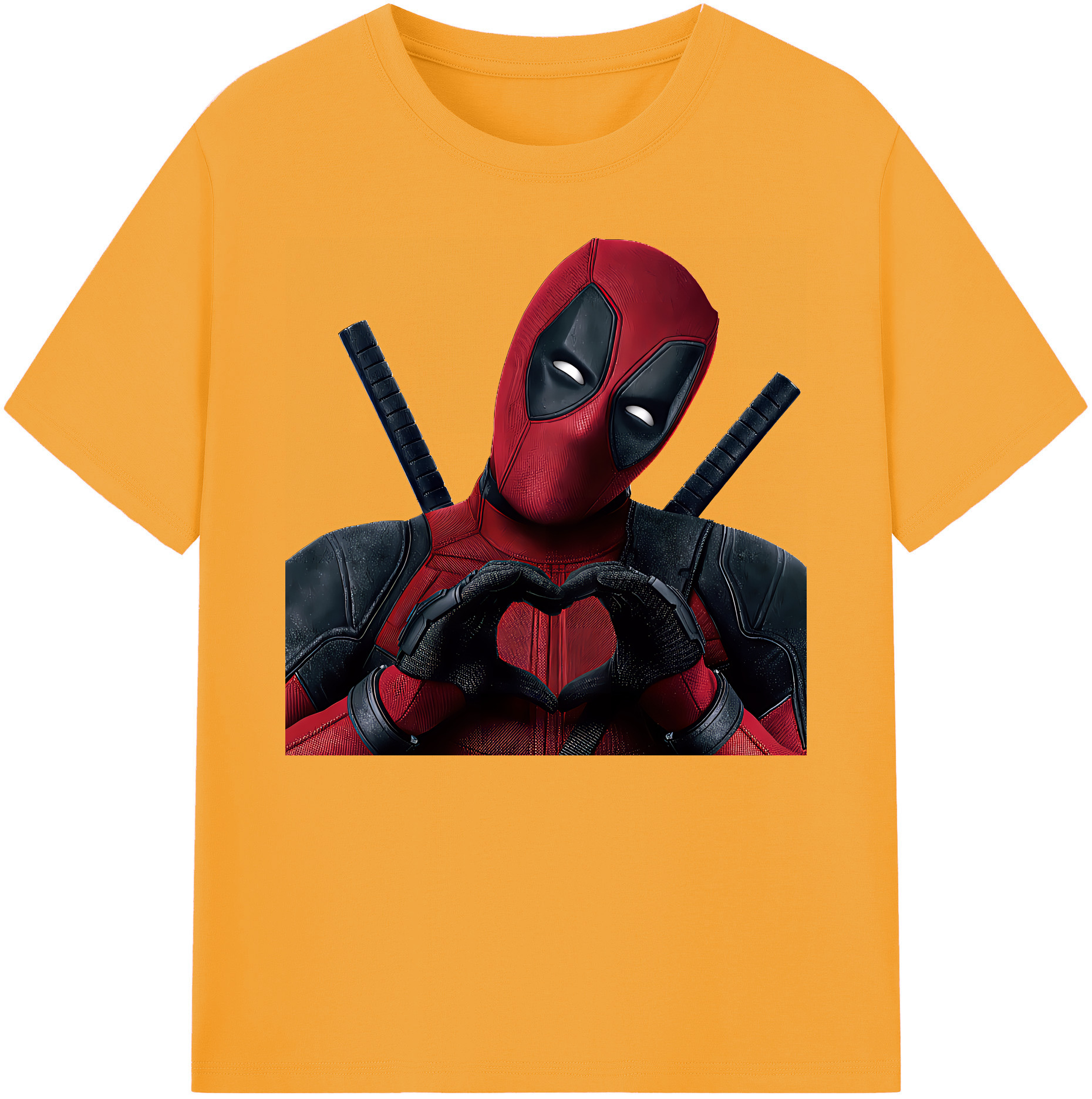 （画像用） Deadpool デッドプール 綿100％ メンズ半袖Tシャツ｜肌触りやわらか＆通気性