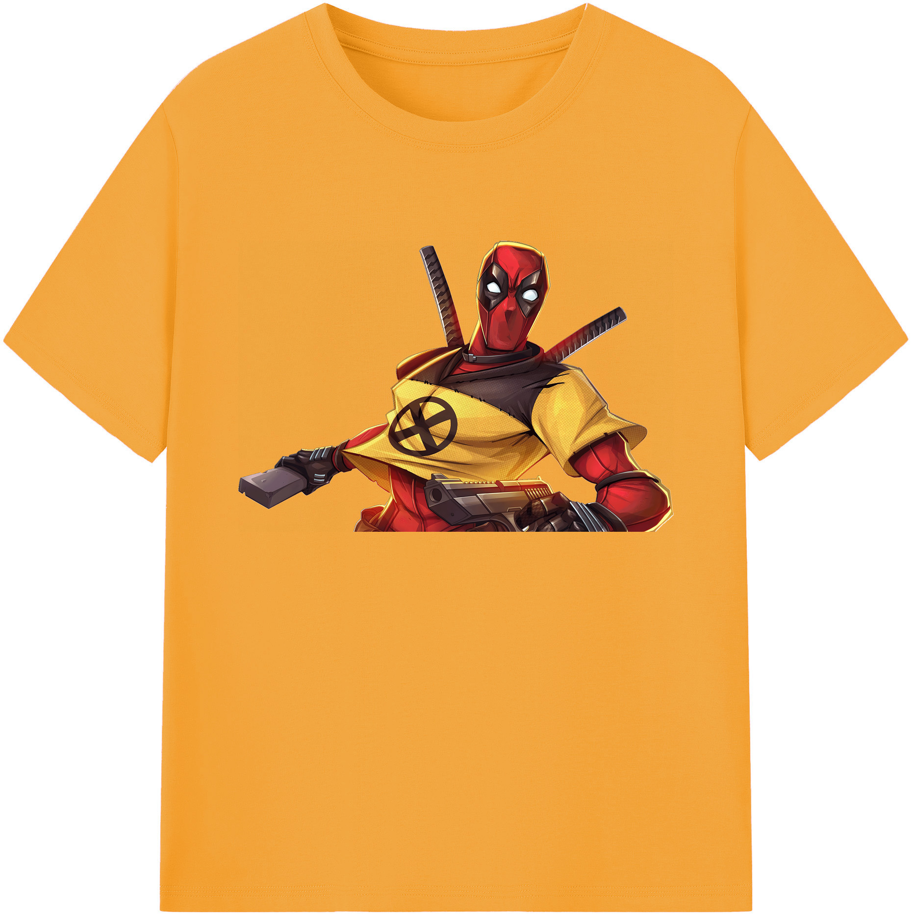 （画像用） Deadpool デッドプール 綿100％ メンズ半袖Tシャツ｜肌触りやわらか＆通気性