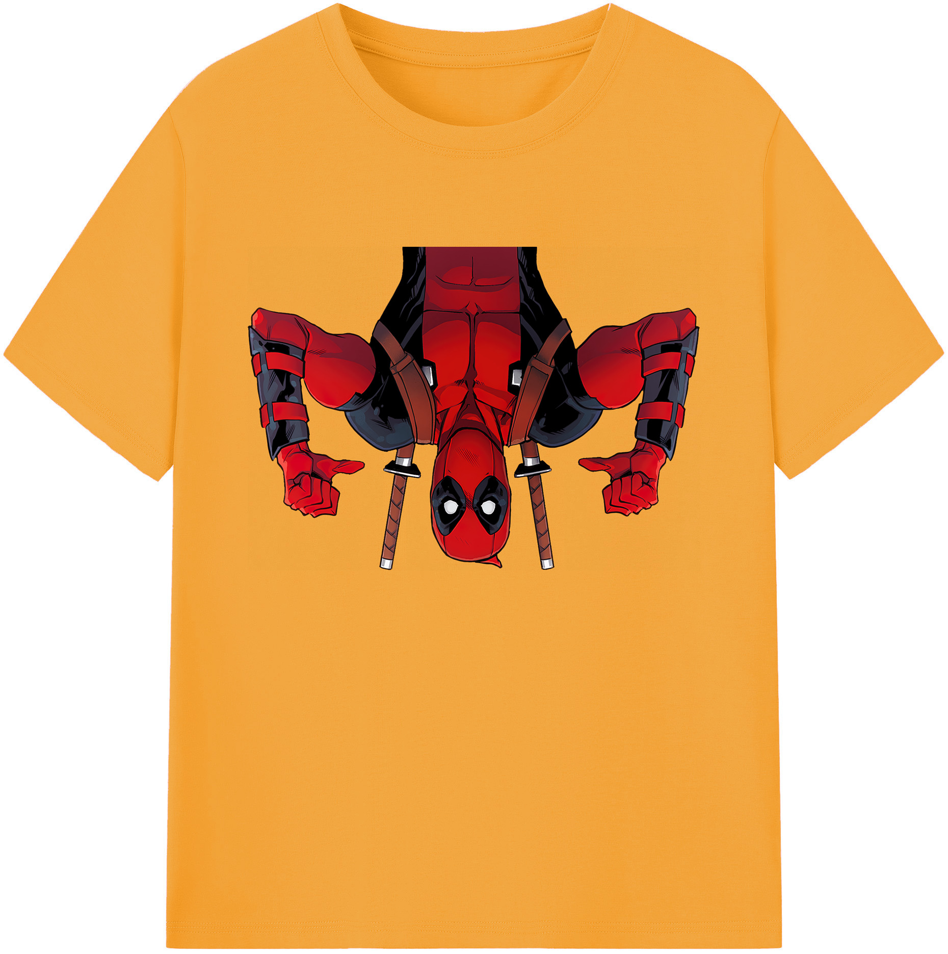 （画像用） Deadpool デッドプール 綿100％ メンズ半袖Tシャツ｜肌触りやわらか＆通気性