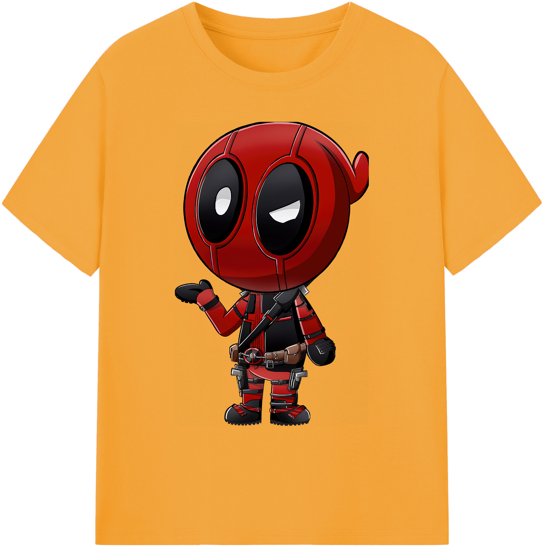 （画像用） Deadpool デッドプール 綿100％ メンズ半袖Tシャツ｜肌触りやわらか＆通気性