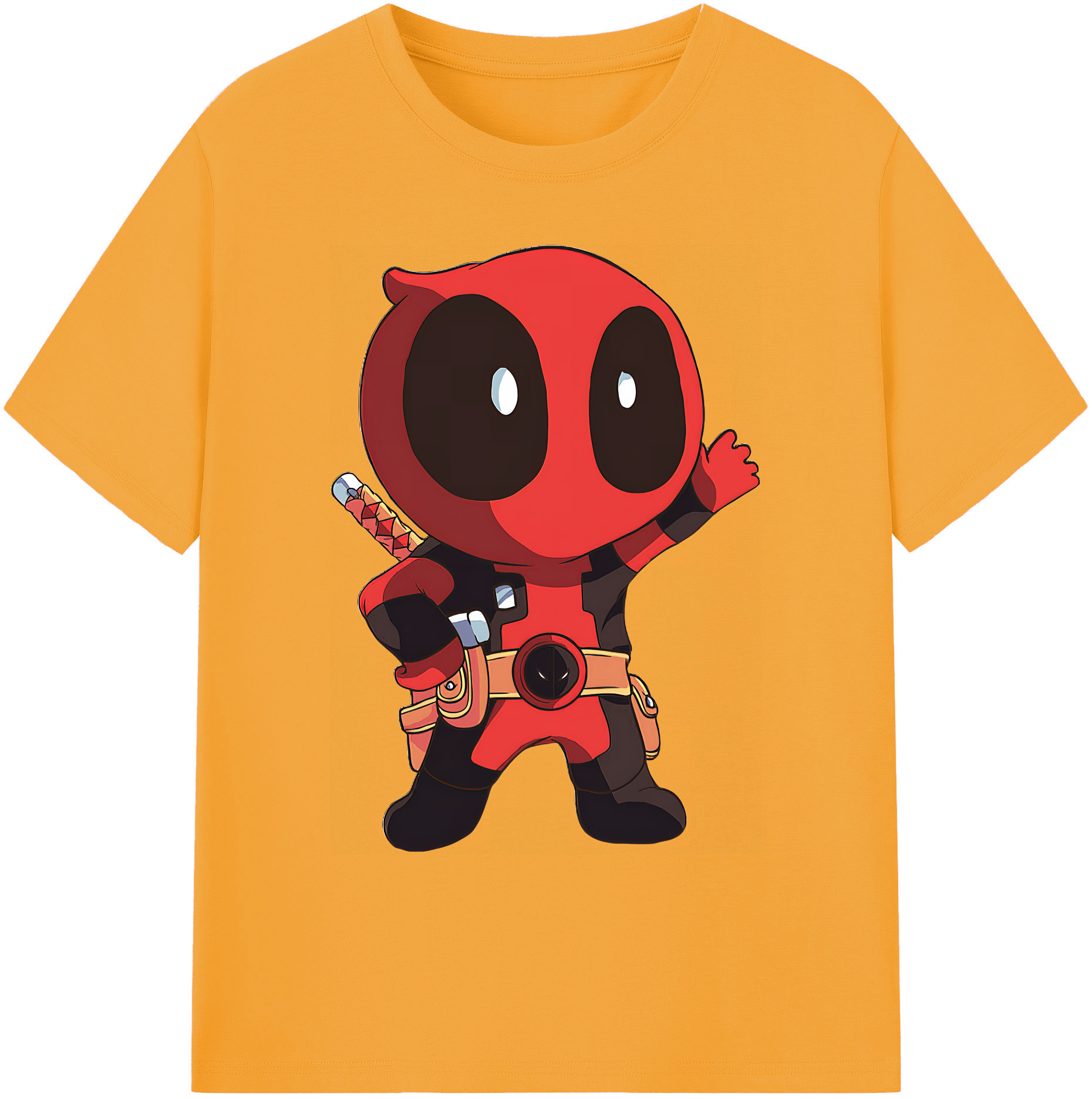 （画像用） Deadpool デッドプール 綿100％ メンズ半袖Tシャツ｜肌触りやわらか＆通気性
