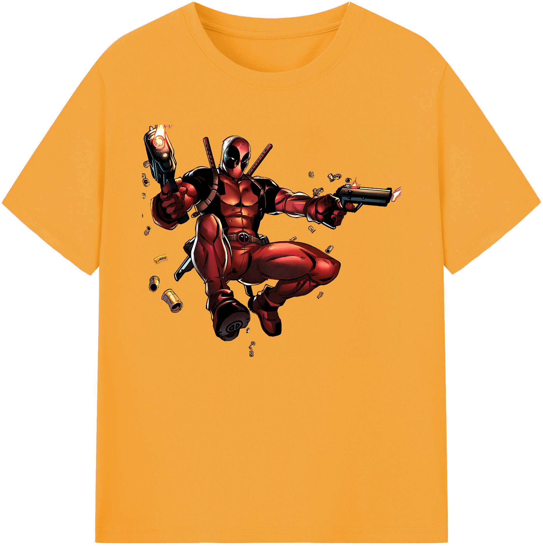 （画像用） Deadpool デッドプール 綿100％ メンズ半袖Tシャツ｜肌触りやわらか＆通気性