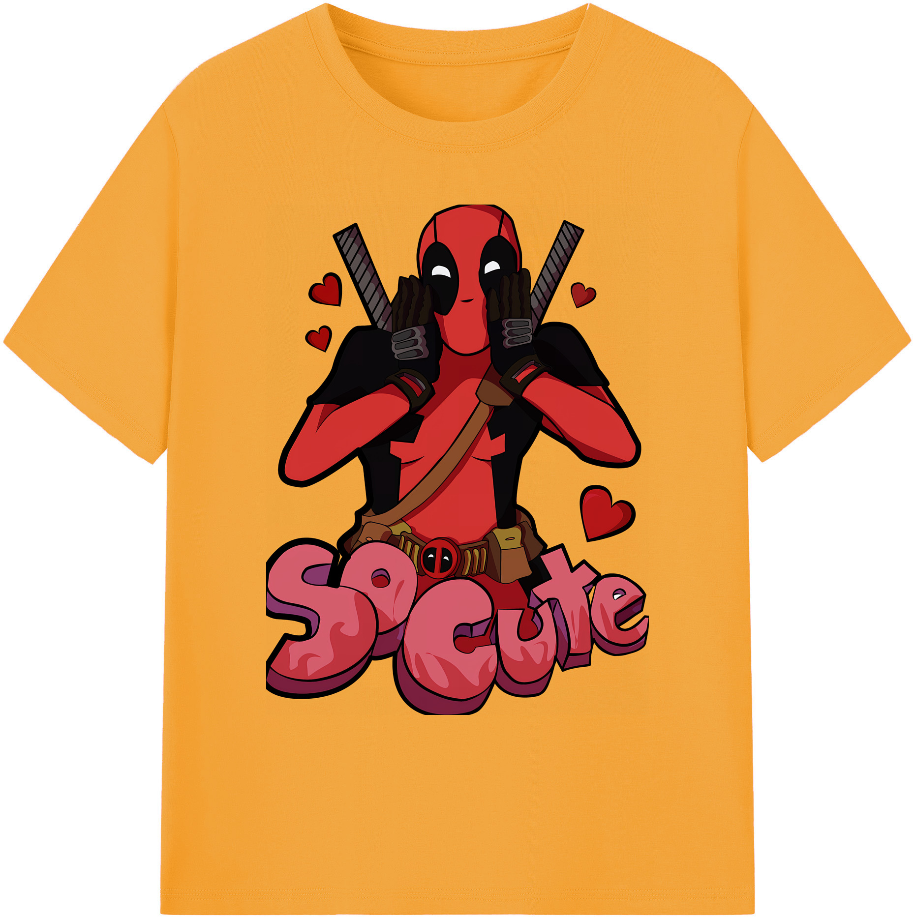 （画像用） Deadpool デッドプール 綿100％ メンズ半袖Tシャツ｜肌触りやわらか＆通気性