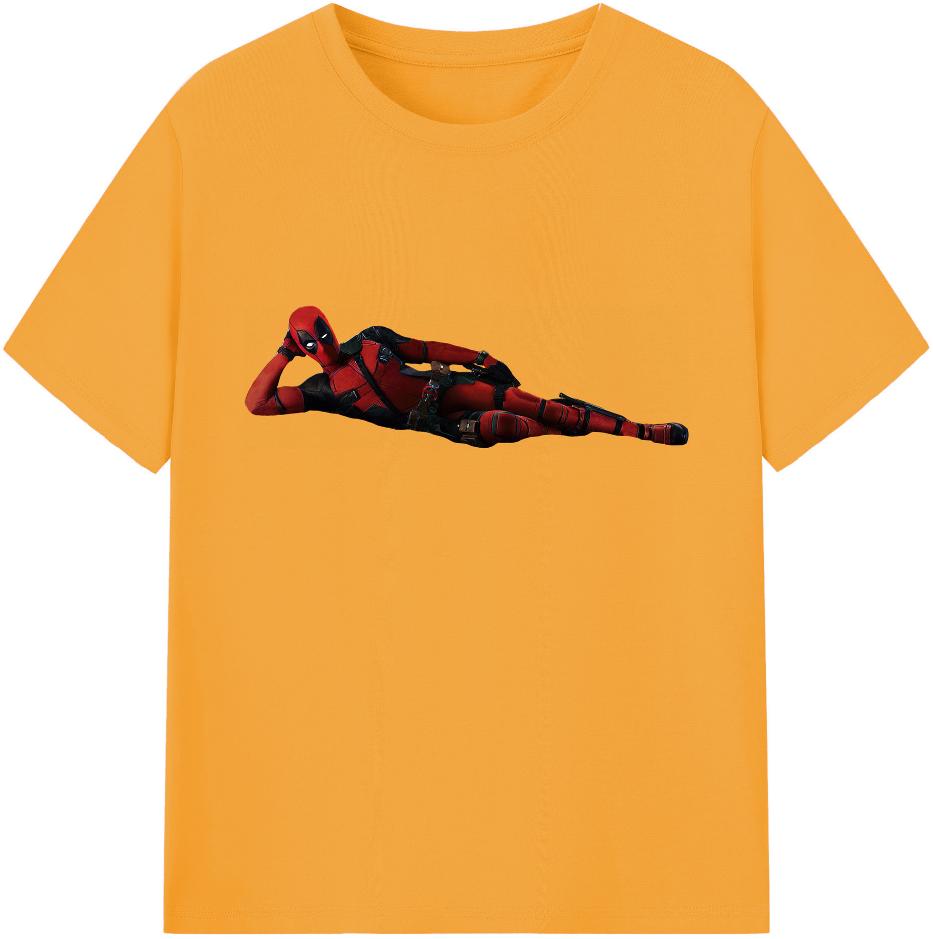 （画像用） Deadpool デッドプール 綿100％ メンズ半袖Tシャツ｜肌触りやわらか＆通気性