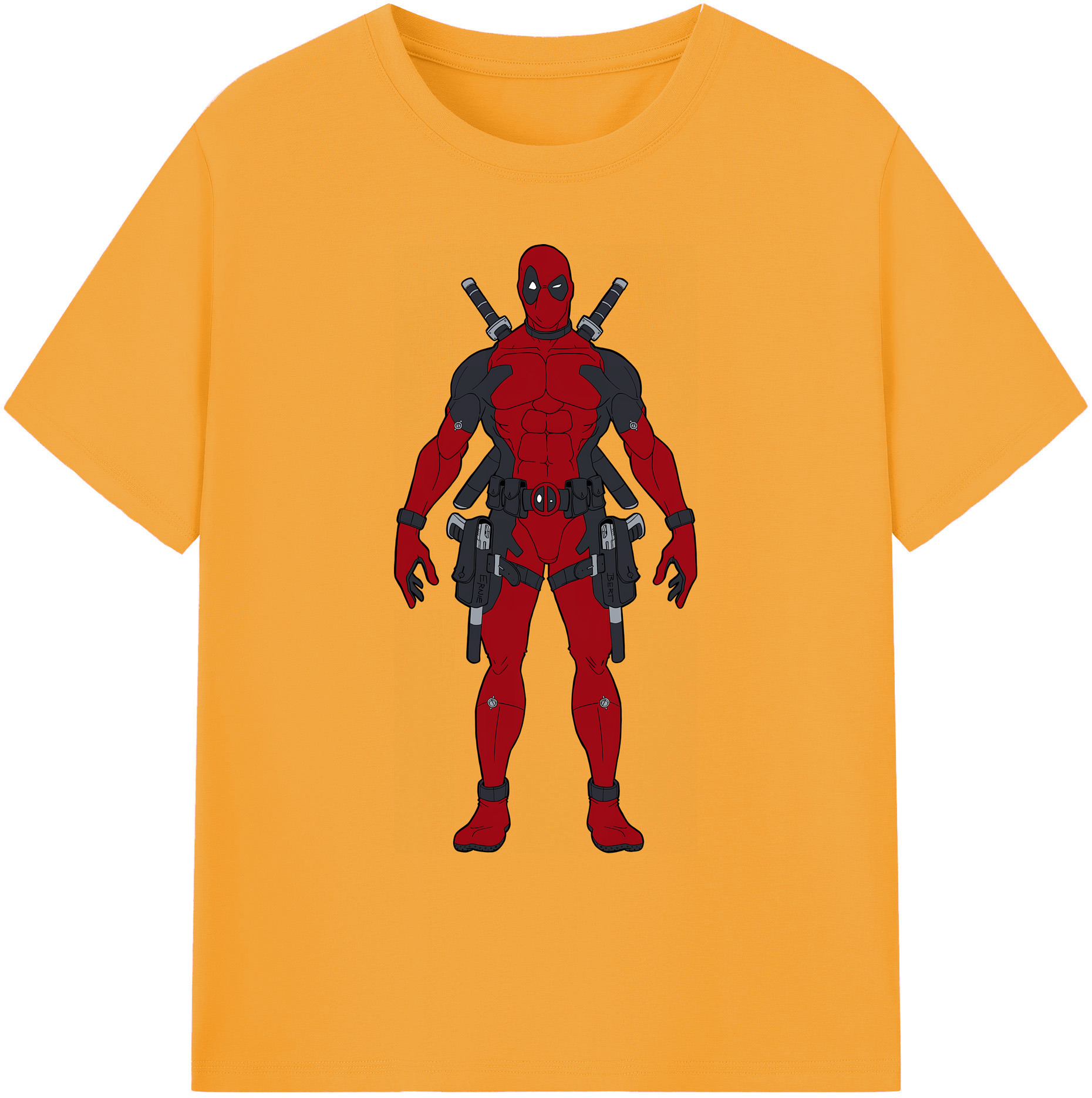 （画像用） Deadpool デッドプール 綿100％ メンズ半袖Tシャツ｜肌触りやわらか＆通気性