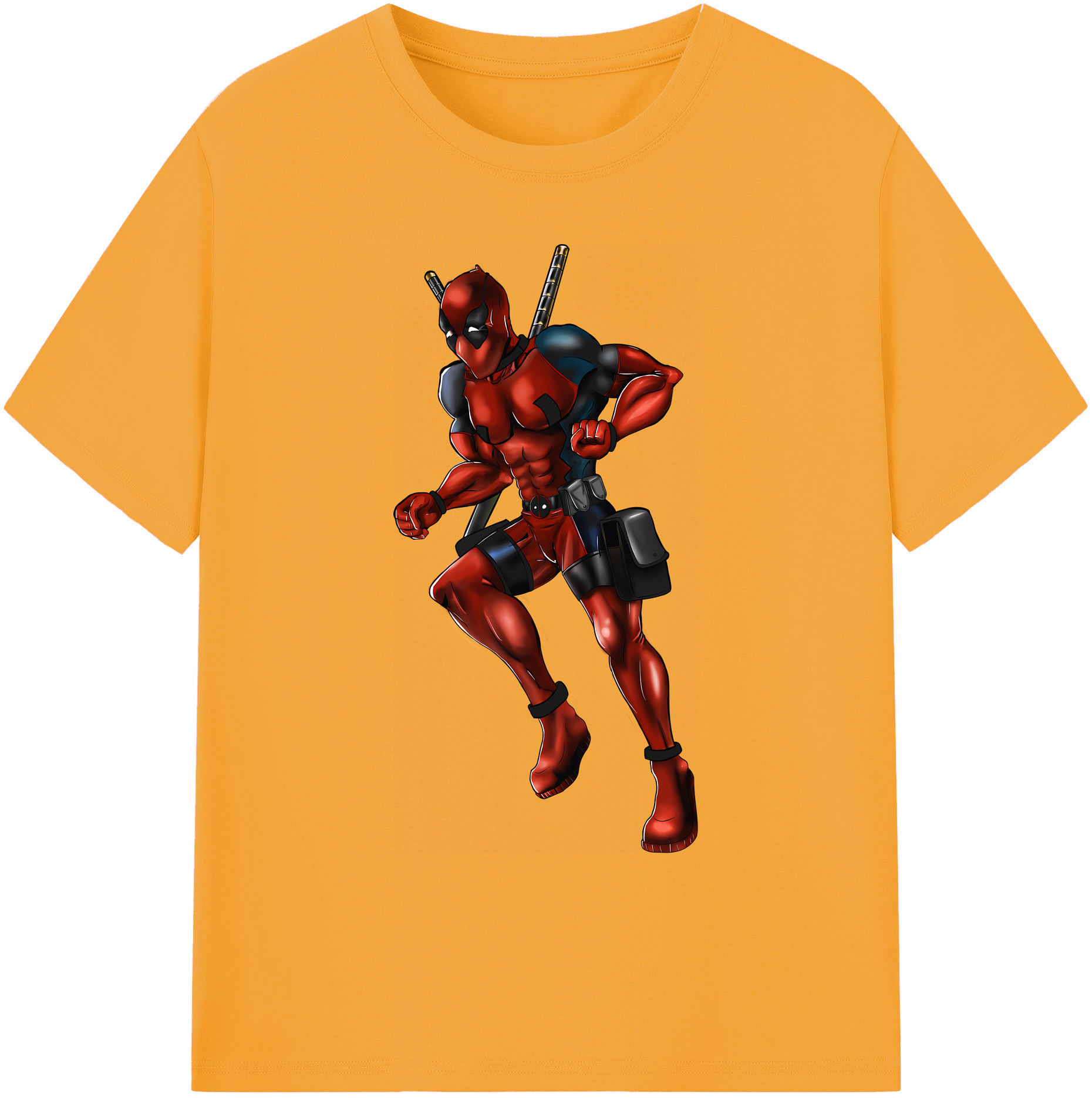 （画像用） Deadpool デッドプール 綿100％ メンズ半袖Tシャツ｜肌触りやわらか＆通気性