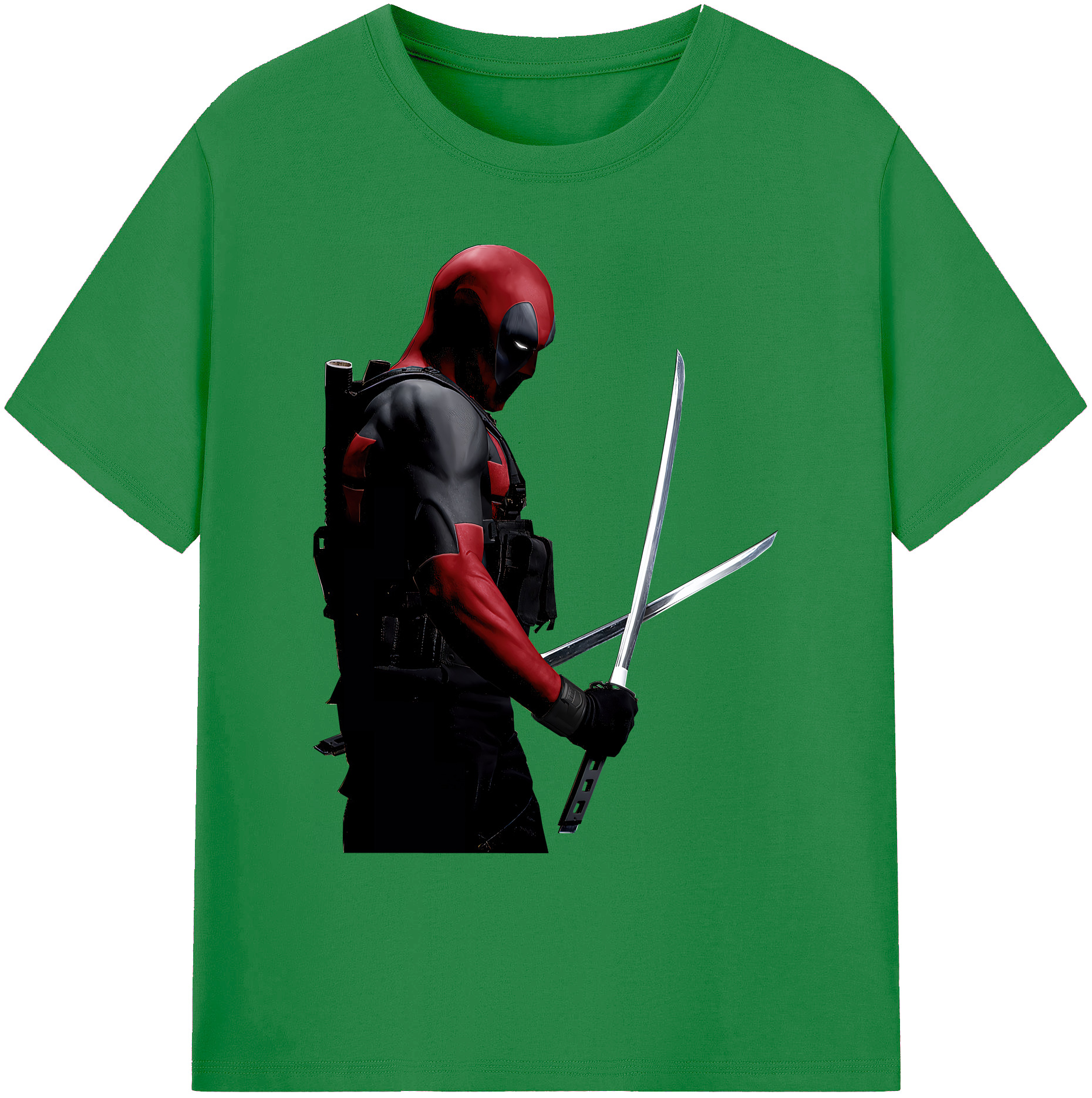 （画像用） Deadpool デッドプール 綿100％ メンズ半袖Tシャツ｜肌触りやわらか＆通気性