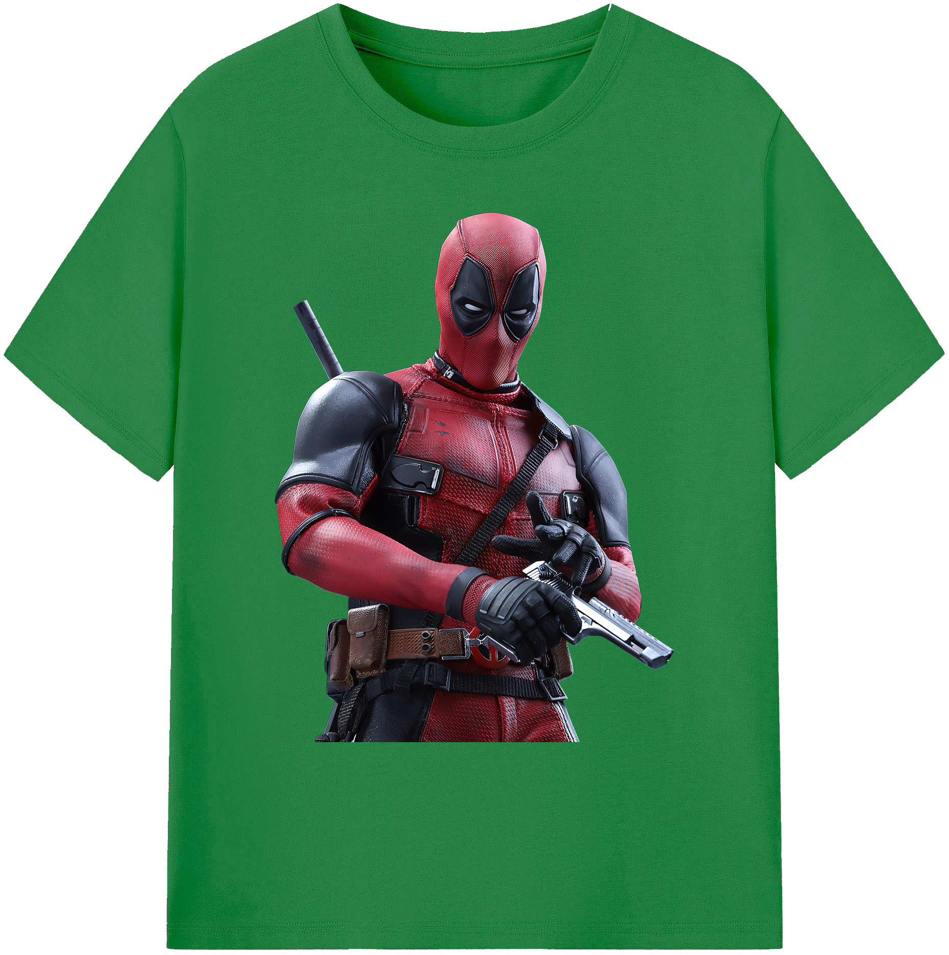 （画像用） Deadpool デッドプール 綿100％ メンズ半袖Tシャツ｜肌触りやわらか＆通気性