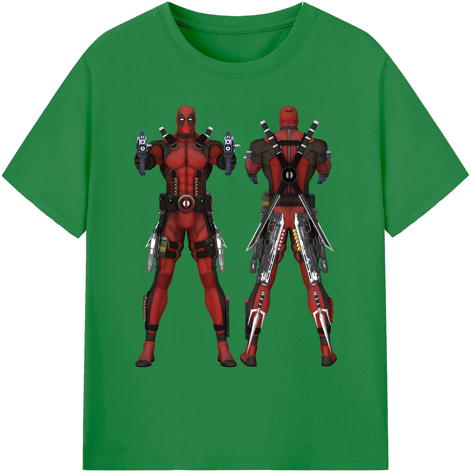 （画像用） Deadpool デッドプール 綿100％ メンズ半袖Tシャツ｜肌触りやわらか＆通気性