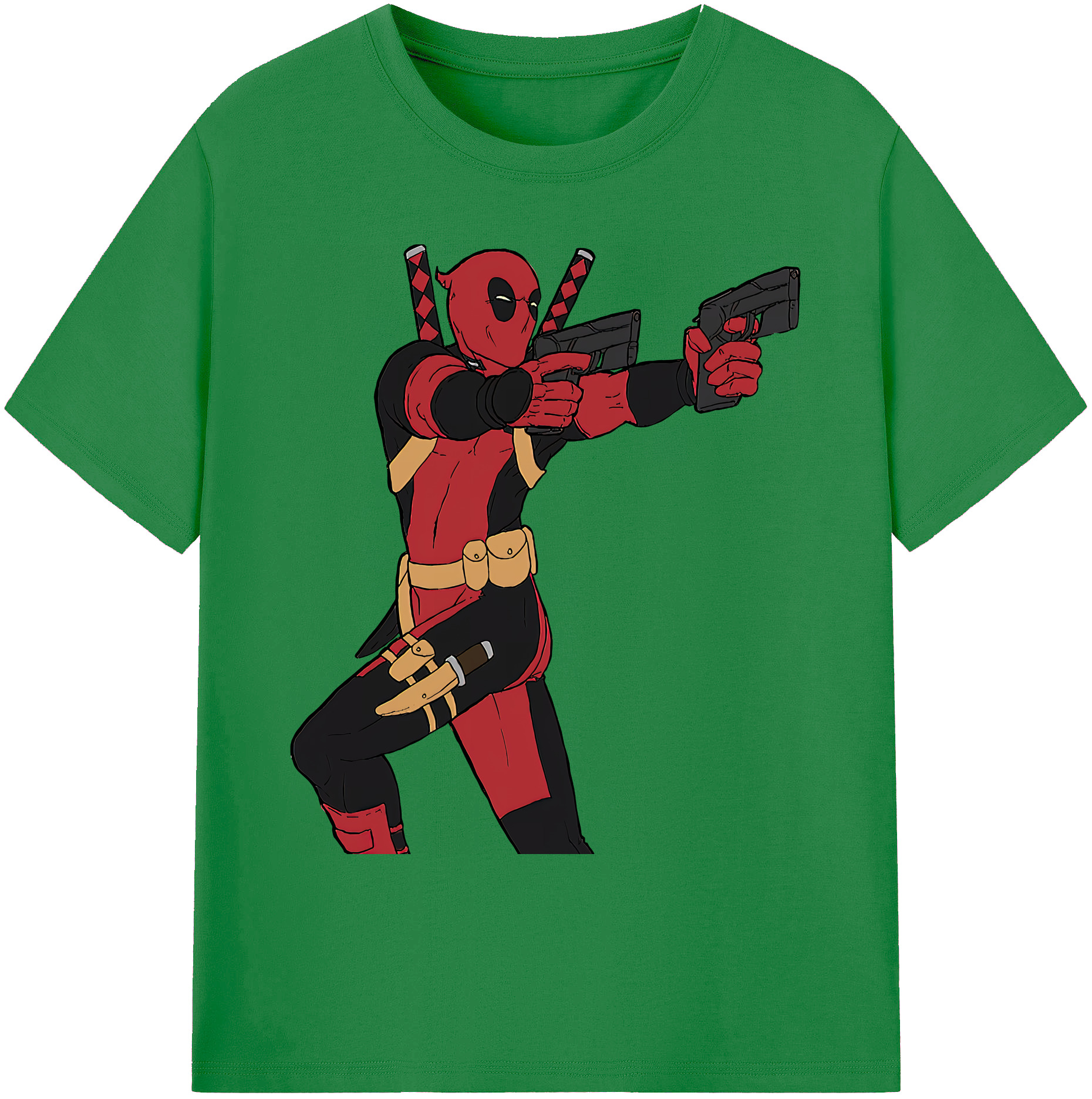 （画像用） Deadpool デッドプール 綿100％ メンズ半袖Tシャツ｜肌触りやわらか＆通気性
