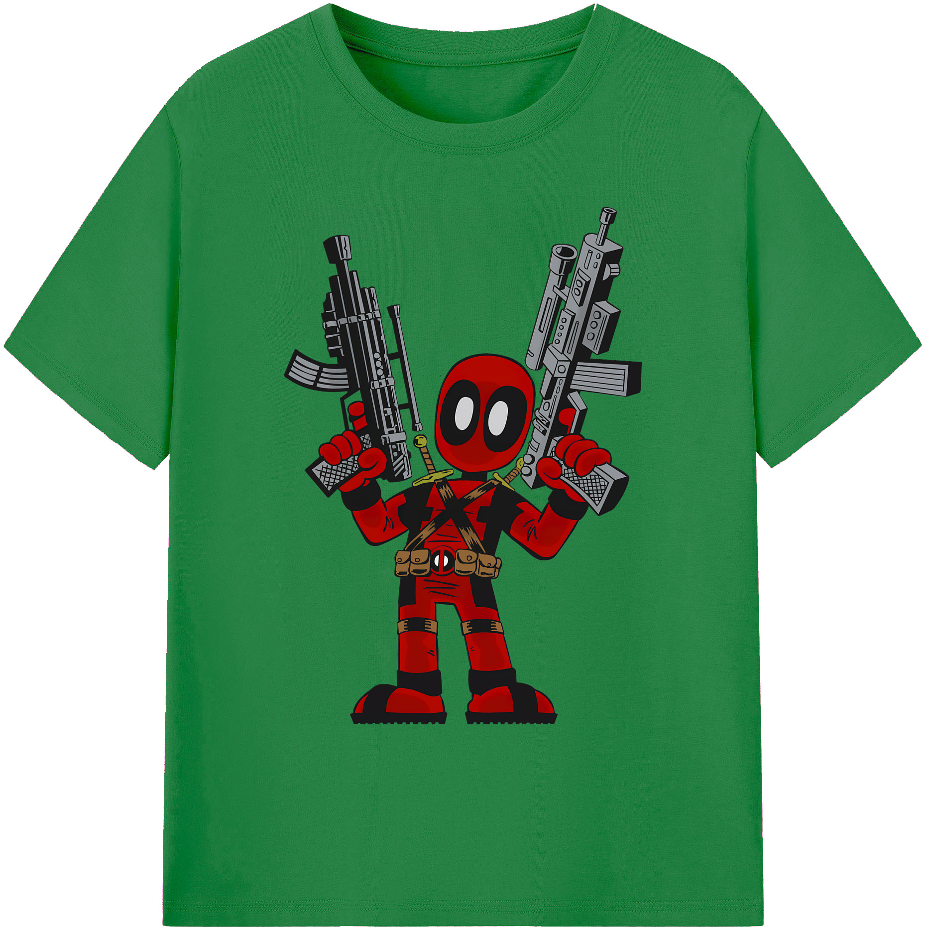 （画像用） Deadpool デッドプール 綿100％ メンズ半袖Tシャツ｜肌触りやわらか＆通気性