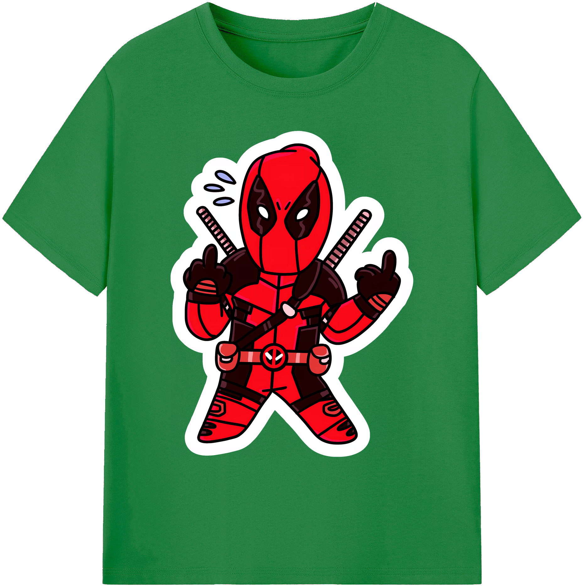 （画像用） Deadpool デッドプール 綿100％ メンズ半袖Tシャツ｜肌触りやわらか＆通気性