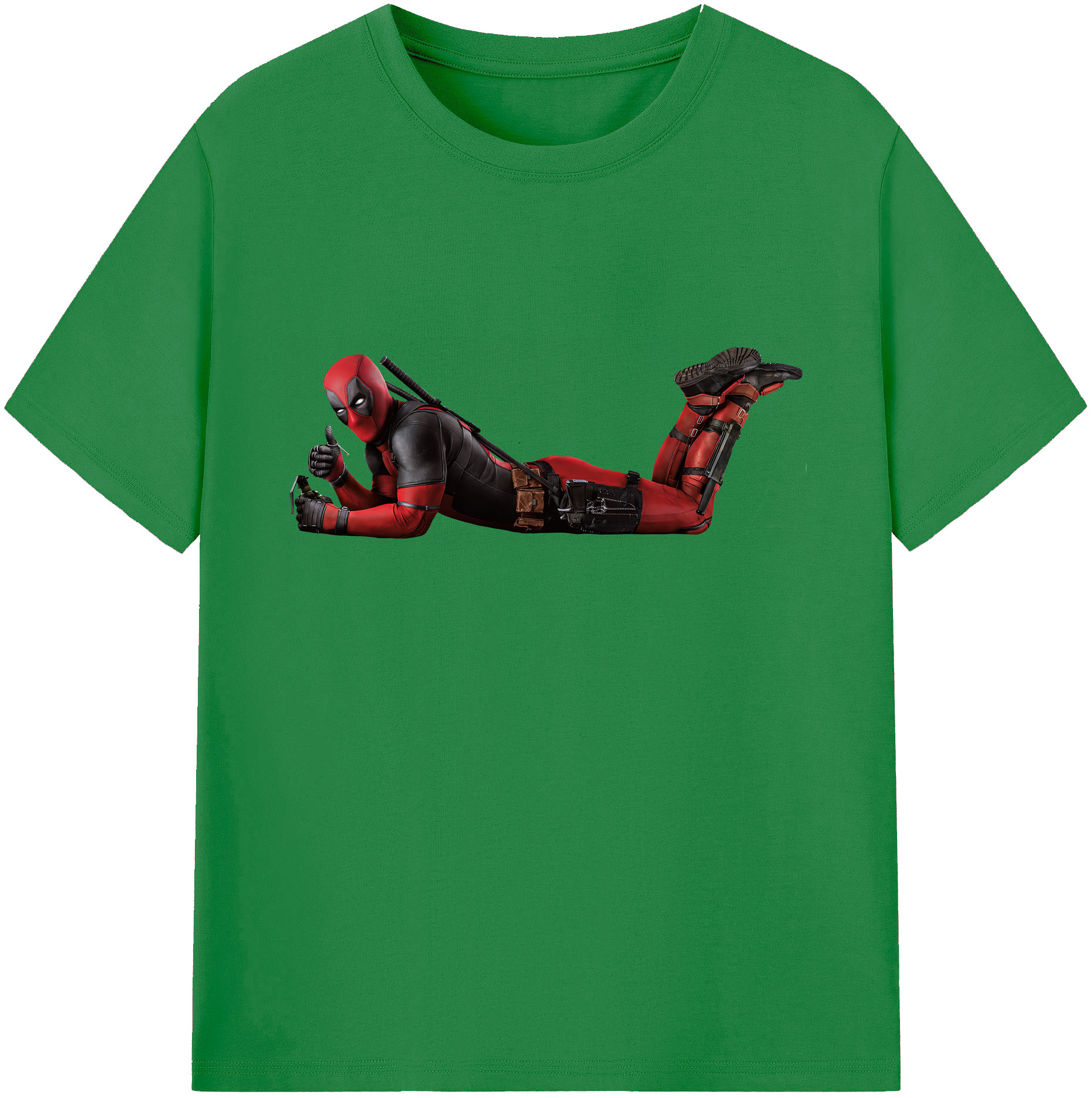 （画像用） Deadpool デッドプール 綿100％ メンズ半袖Tシャツ｜肌触りやわらか＆通気性