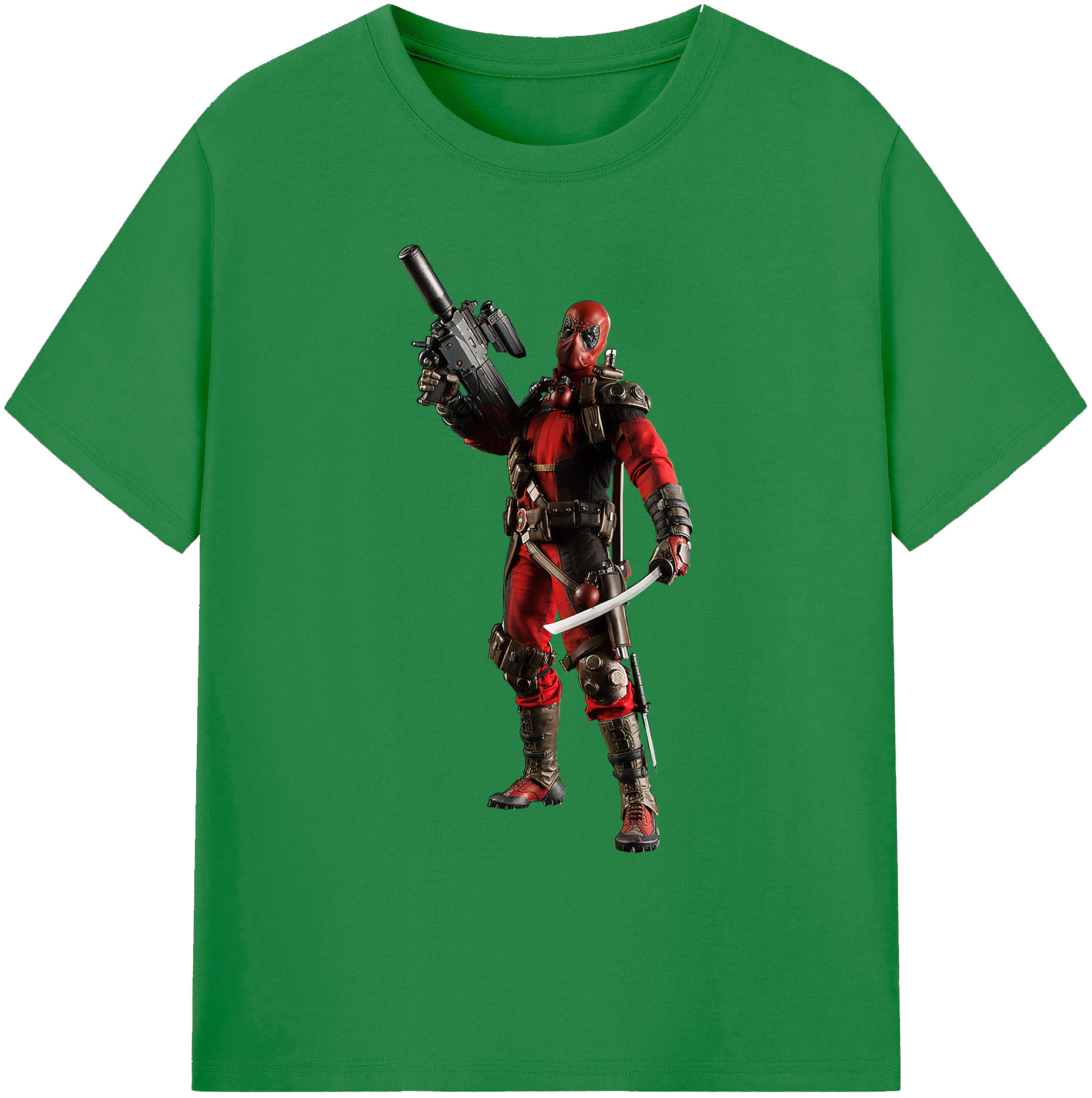 （画像用） Deadpool デッドプール 綿100％ メンズ半袖Tシャツ｜肌触りやわらか＆通気性