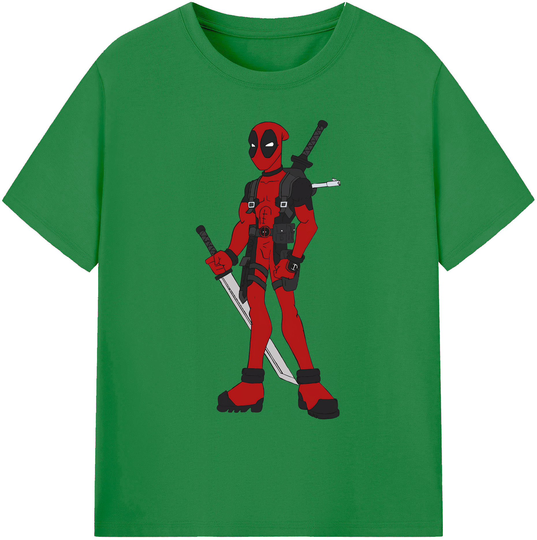 （画像用） Deadpool デッドプール 綿100％ メンズ半袖Tシャツ｜肌触りやわらか＆通気性