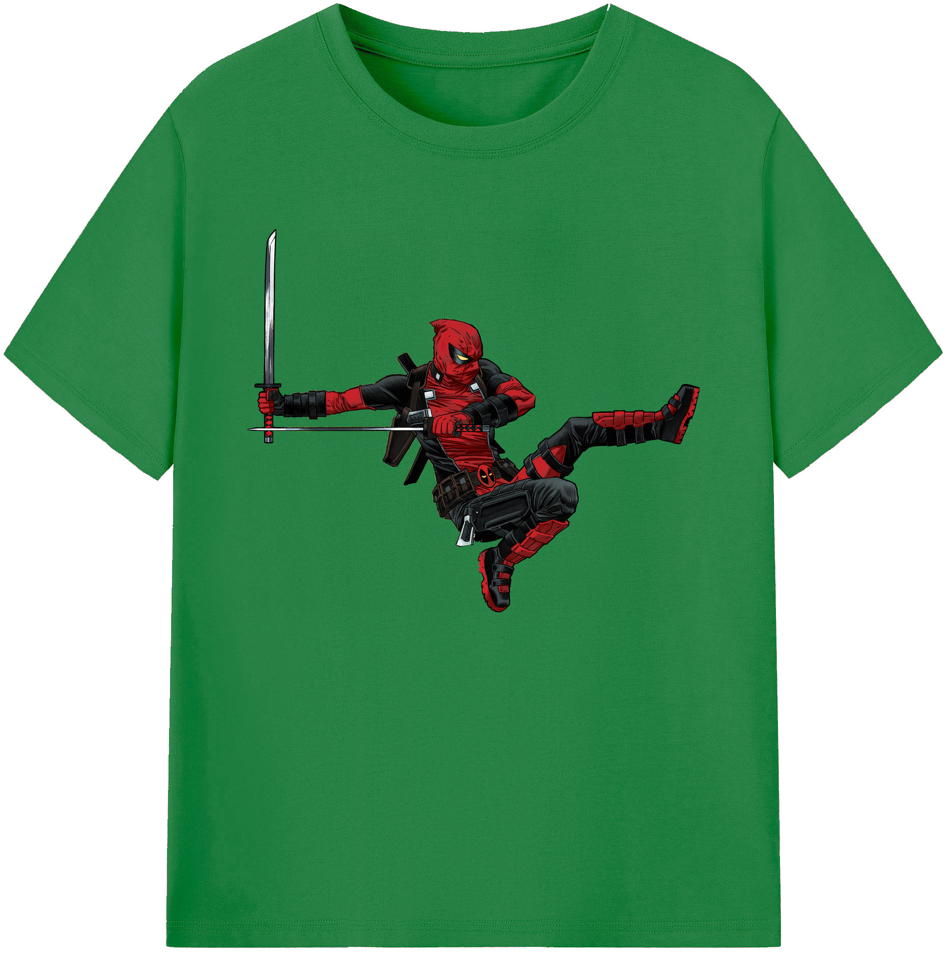 （画像用） Deadpool デッドプール 綿100％ メンズ半袖Tシャツ｜肌触りやわらか＆通気性