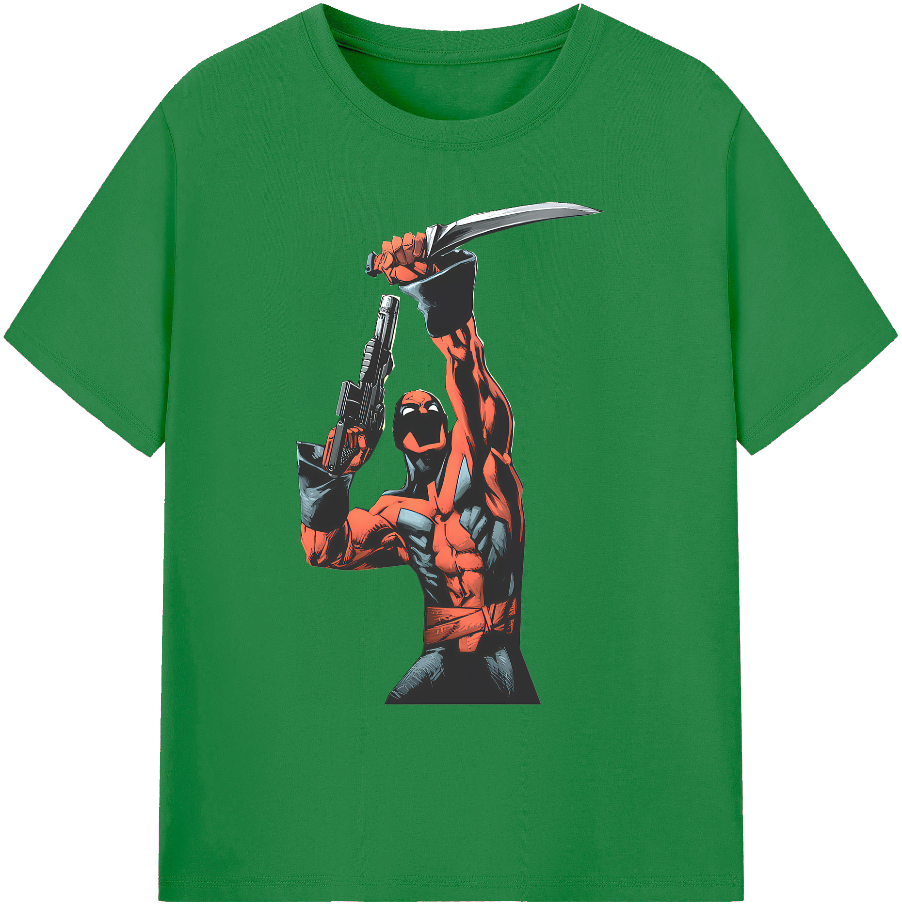 （画像用） Deadpool デッドプール 綿100％ メンズ半袖Tシャツ｜肌触りやわらか＆通気性