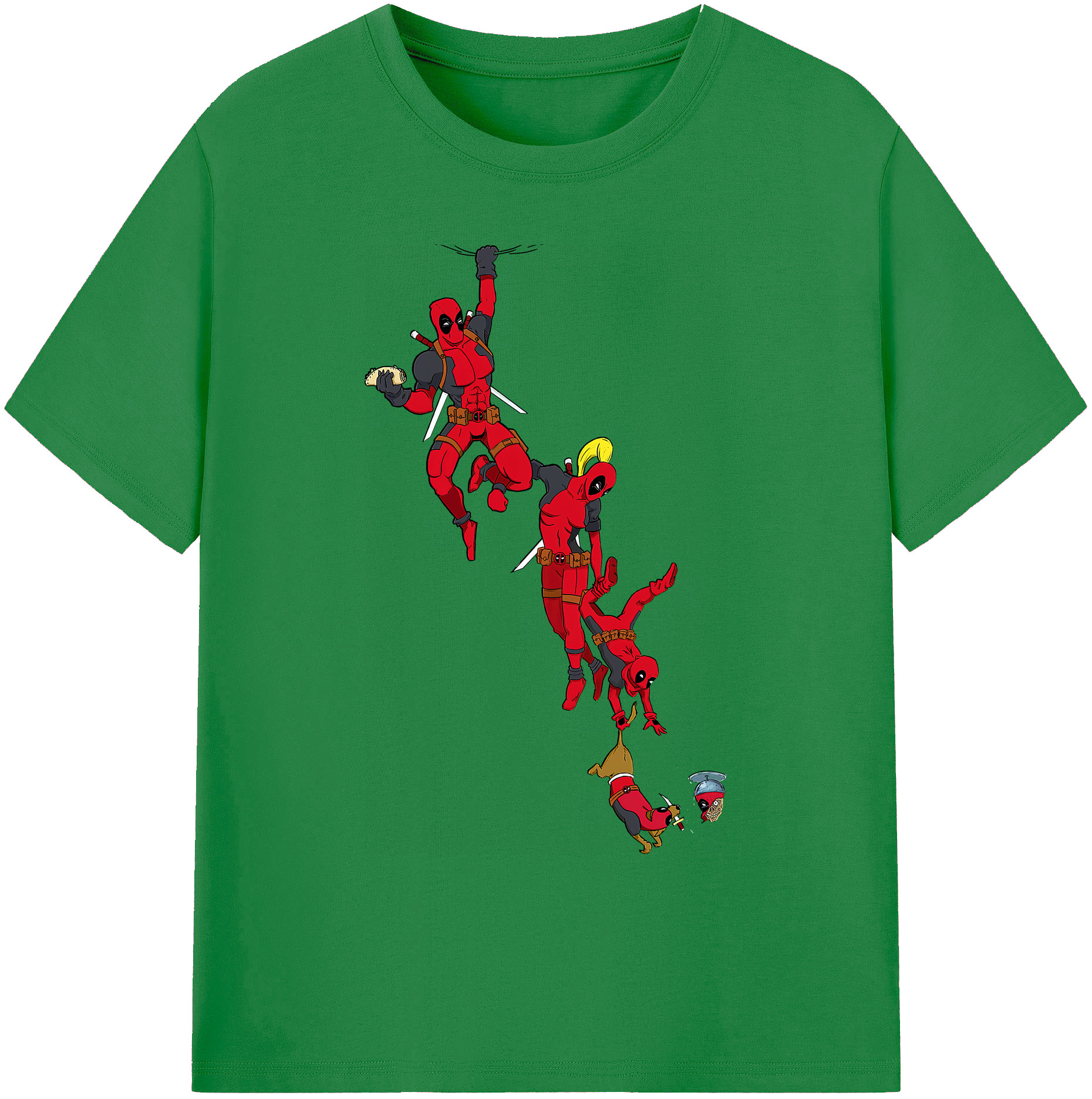 （画像用） Deadpool デッドプール 綿100％ メンズ半袖Tシャツ｜肌触りやわらか＆通気性