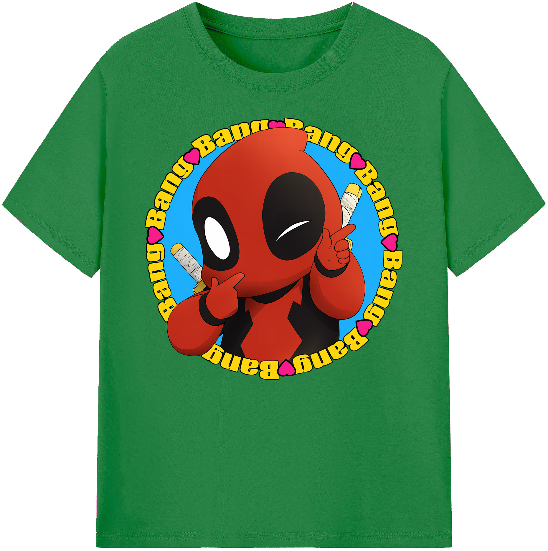 （画像用） Deadpool デッドプール 綿100％ メンズ半袖Tシャツ｜肌触りやわらか＆通気性