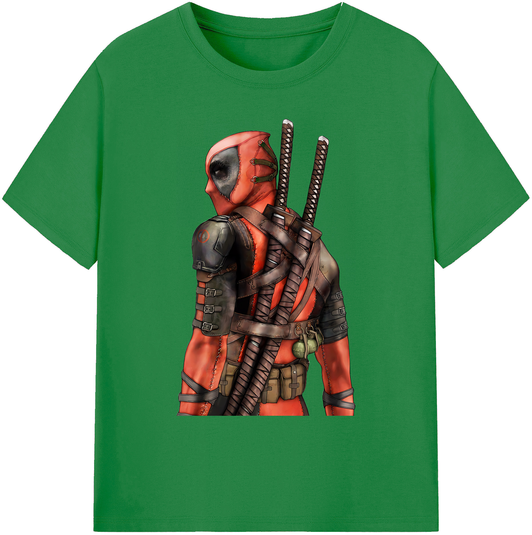 （画像用） Deadpool デッドプール 綿100％ メンズ半袖Tシャツ｜肌触りやわらか＆通気性