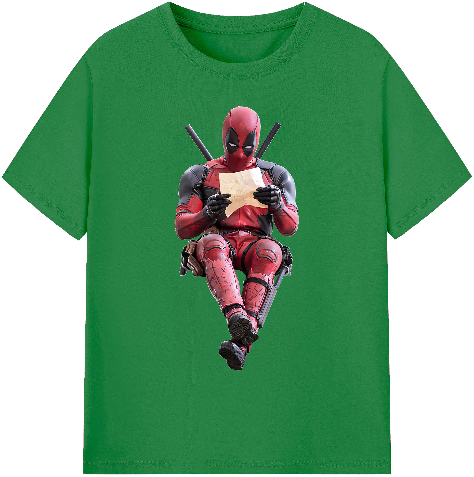 （画像用） Deadpool デッドプール 綿100％ メンズ半袖Tシャツ｜肌触りやわらか＆通気性